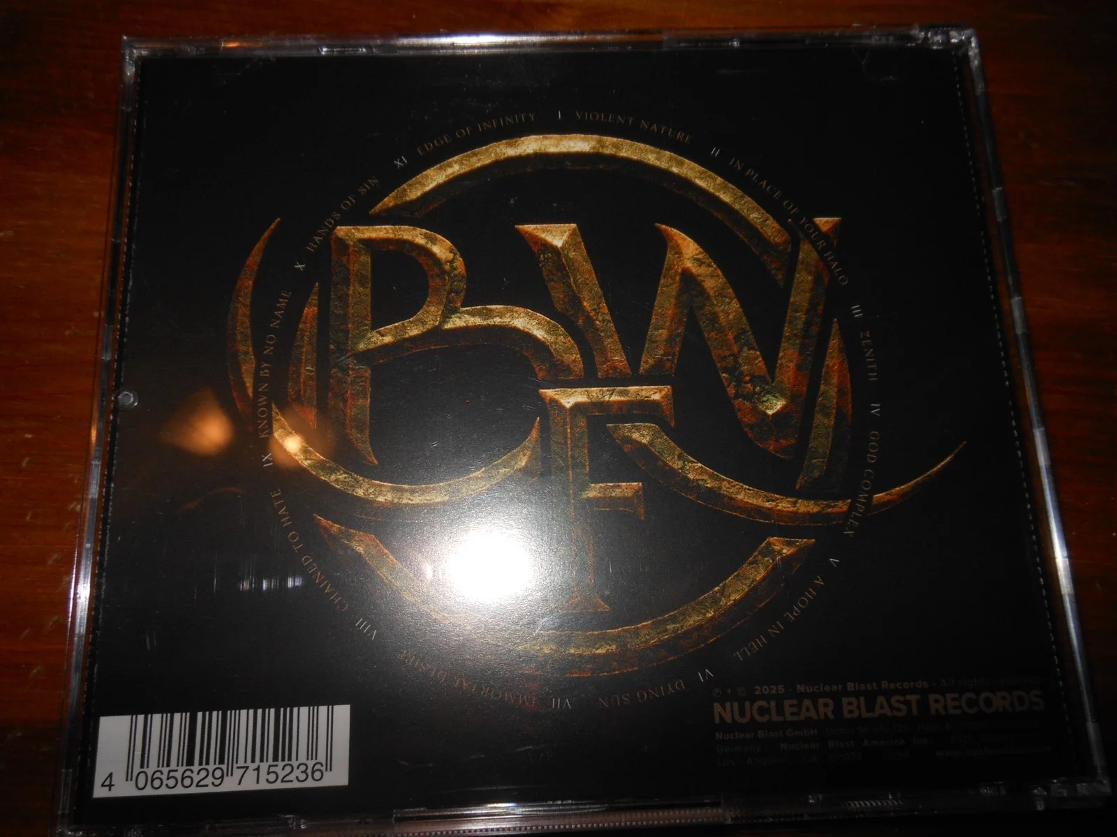BLEED FROM WITHIN: Zenith CD Signed Autograph Metal, image 3