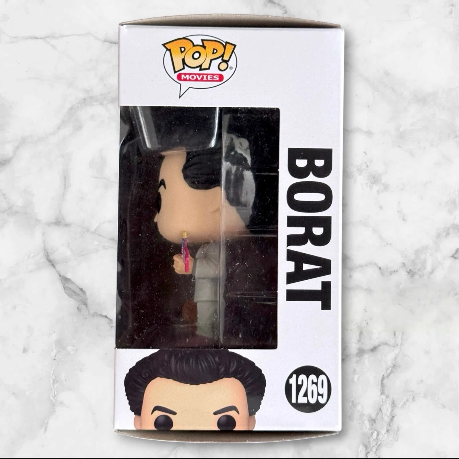 Sacha Baron Cohen — Sacha Baron Cohen Signed Autographed Borat Tokyo LE Funko Pop #1269, image 2
