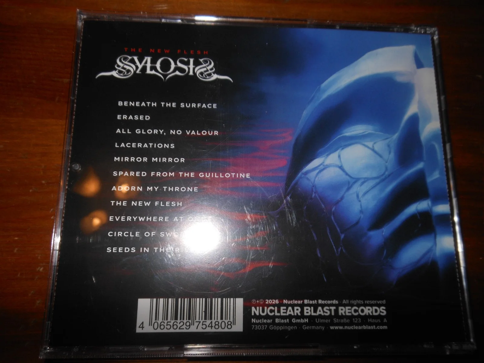 SYLOSIS: The New Flesh cd Signed Autograph Metal, image 3