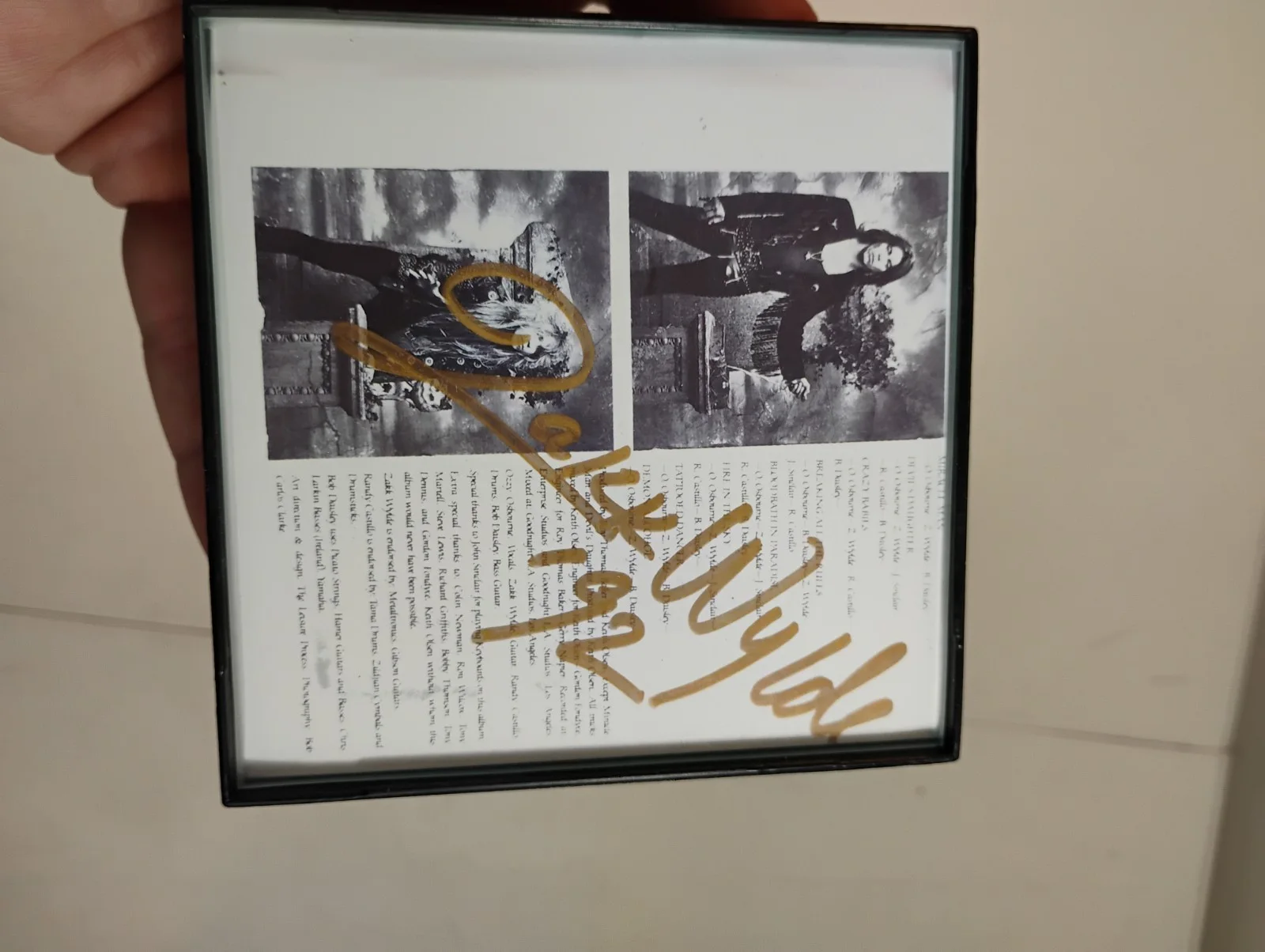 Zakk Wylde Autograph Signed Portrait 1992, image 4