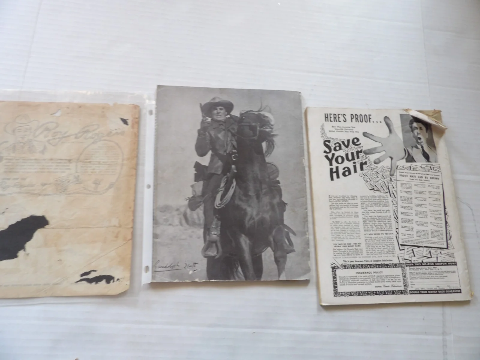Roy Rogers, Trigger — Western Cowboy Roy Rogers/Trigger Signed 8x10 Color Photo,+ 2 Magazines Lot of 3, изображение 2