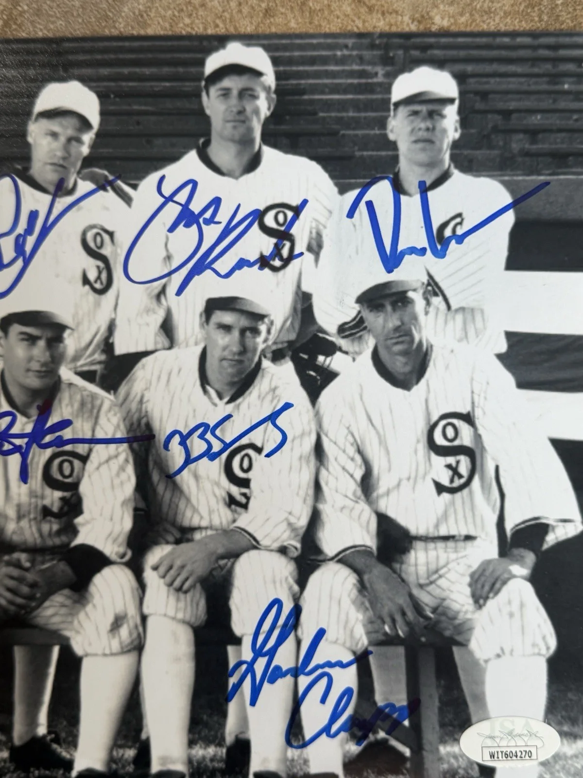 Charlie Sheen. John Cusack, Michael Rooker — Eight Men Out Signed Cast Photo 8x10 8 Cast Members ,Sheen,Sweeney Cusack +5 JSA, image 3