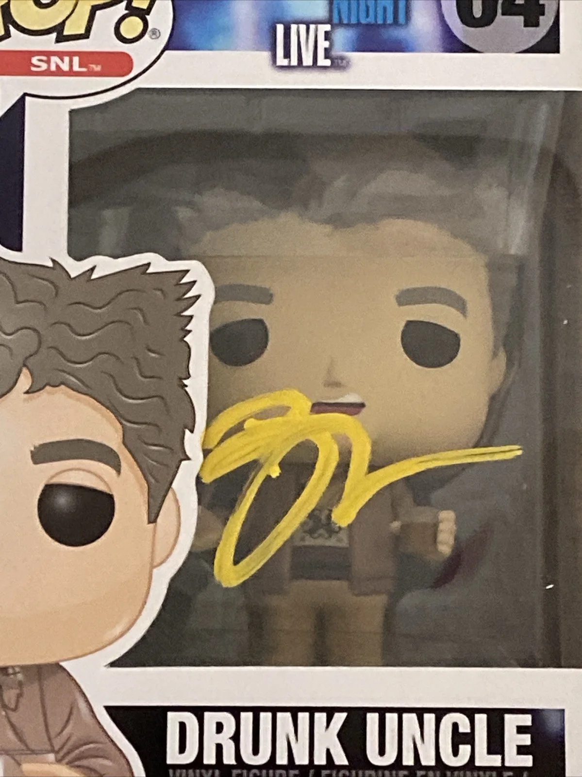 Bobby Moynihan — Bobby Moynihan Autographed Saturday Night Live Drunk Uncle Funko Pop #04 SNL, image 2