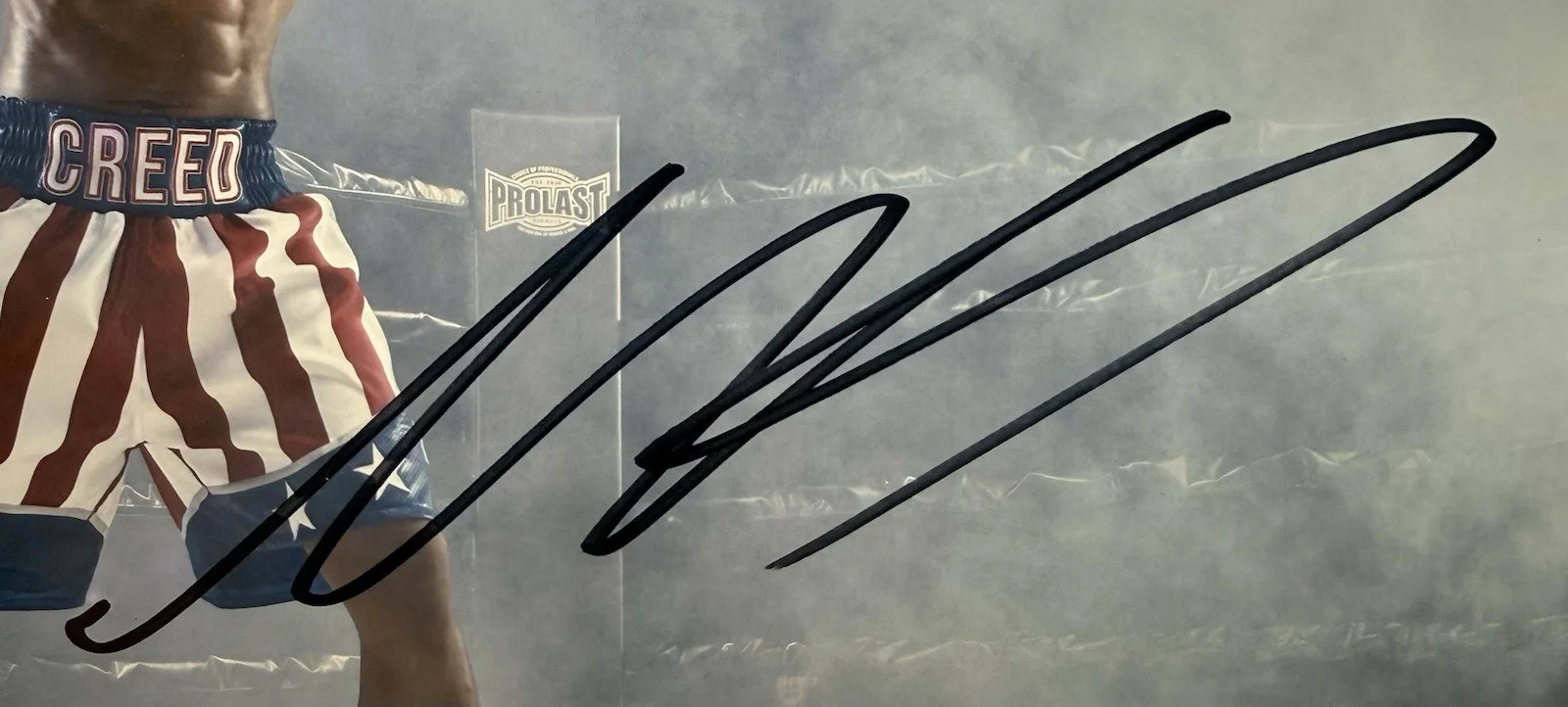 Michael B. Jordan — Michael B. Jordan Autograph Signed 11x14 Adonis Creed Photo Beckett COA, изображение 2