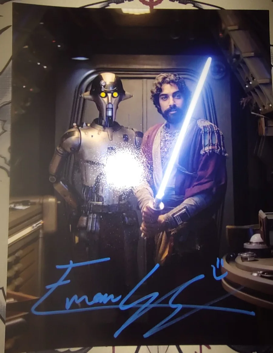 Eman Esfandi — Eman Esfandi "Ezra Bidger" Signed 8x10 - SWAU Authenticated, image 2