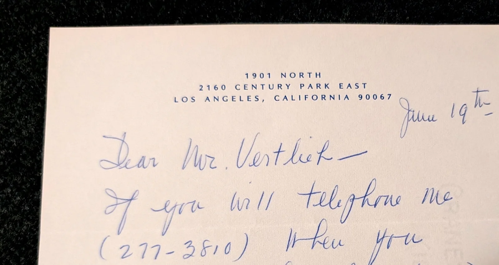 Fay Wray — WOW! FAY WRAY 1960's ORIGINAL 7x10 HAND-WRITTEN/SIGNED LETTERHEAD! KING KONG!, изображение 2
