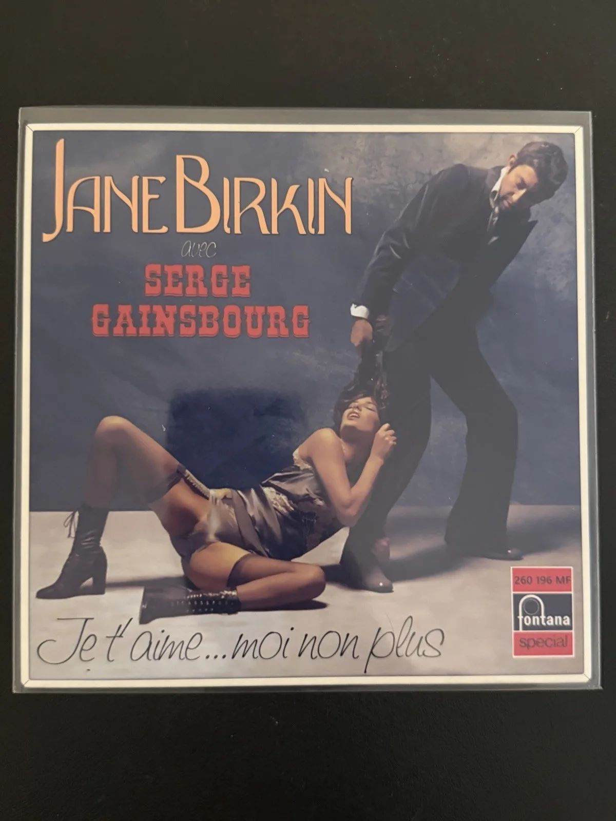 Jane Birkin Signed Original 45 Picture Sleeve, image 2