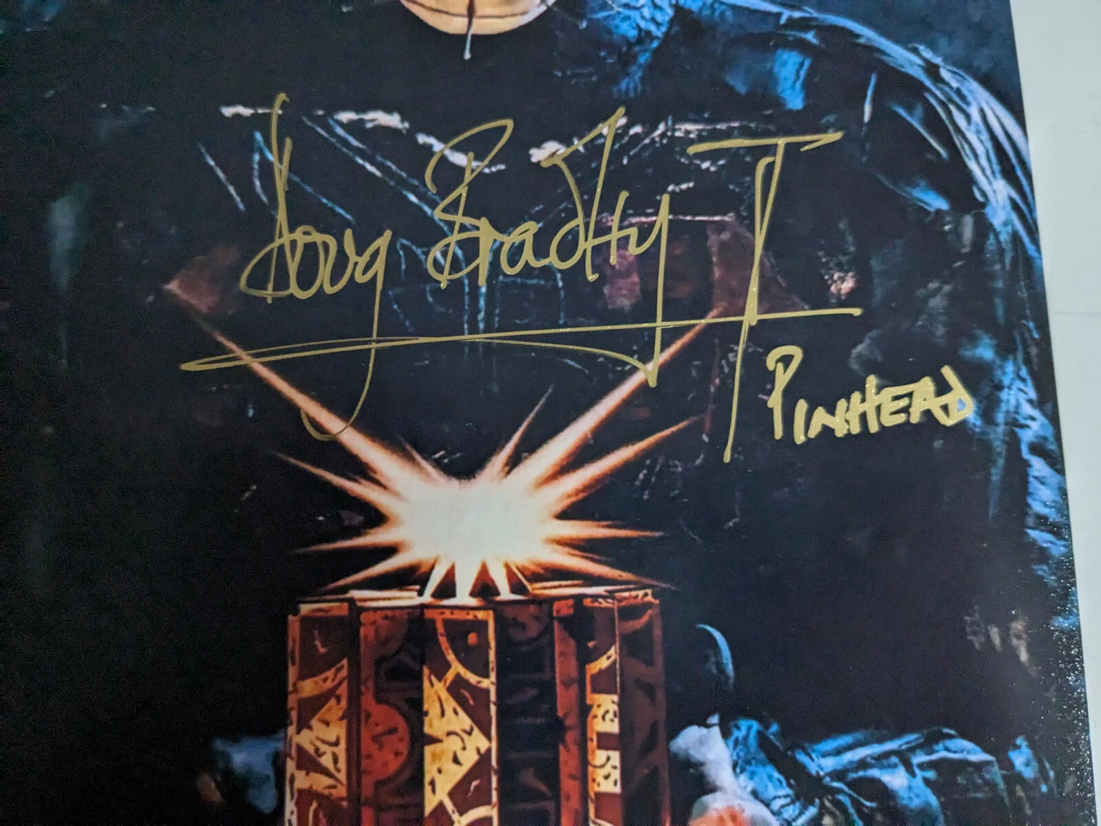 Doug Bradley — DOUG BRADLEY Signed Hellraiser Pinhead 8x10 Photo Horror Autograph JSA COA Lg, изображение 2