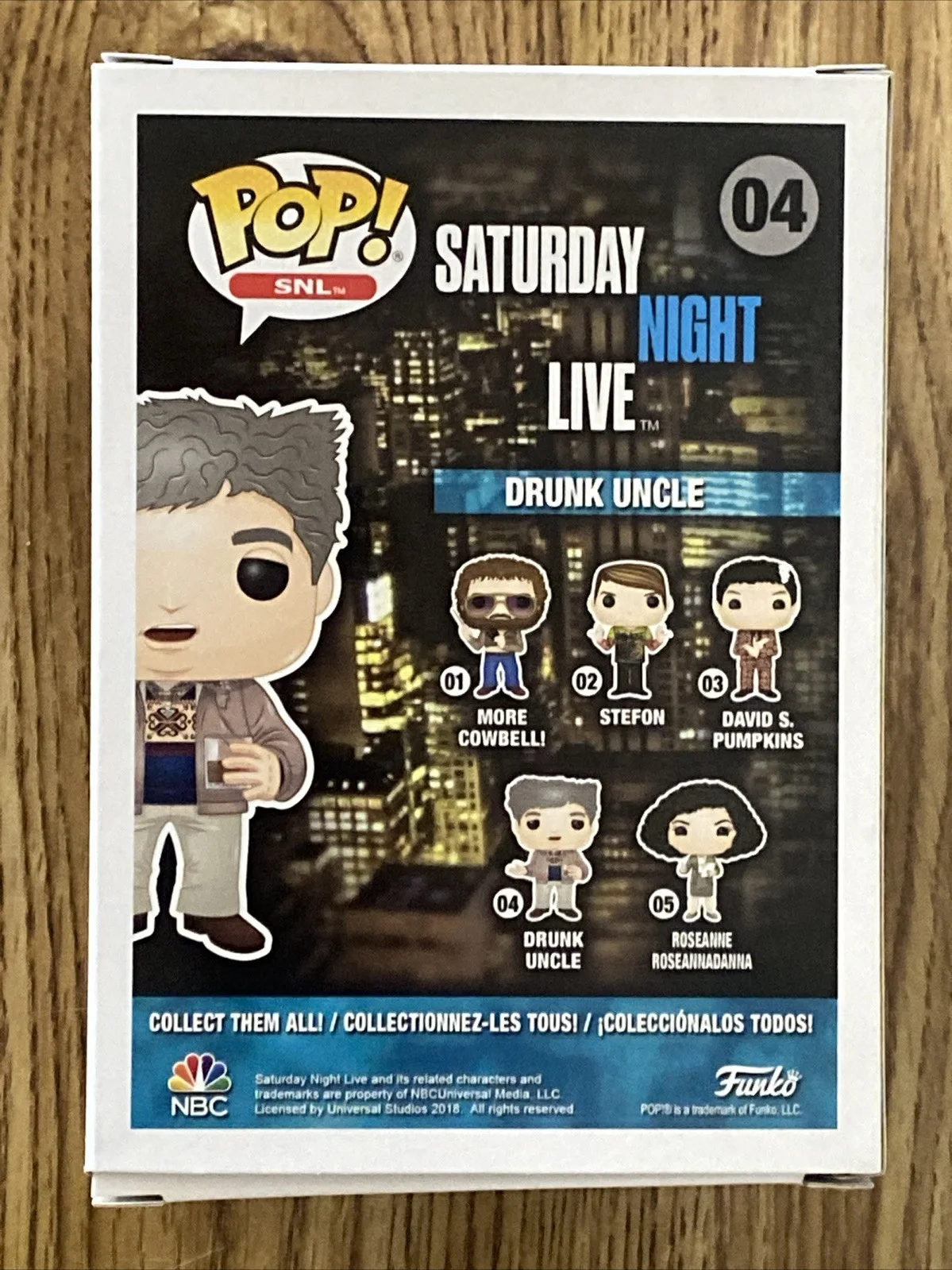 Bobby Moynihan — Bobby Moynihan Autographed Saturday Night Live Drunk Uncle Funko Pop #04 SNL, image 4