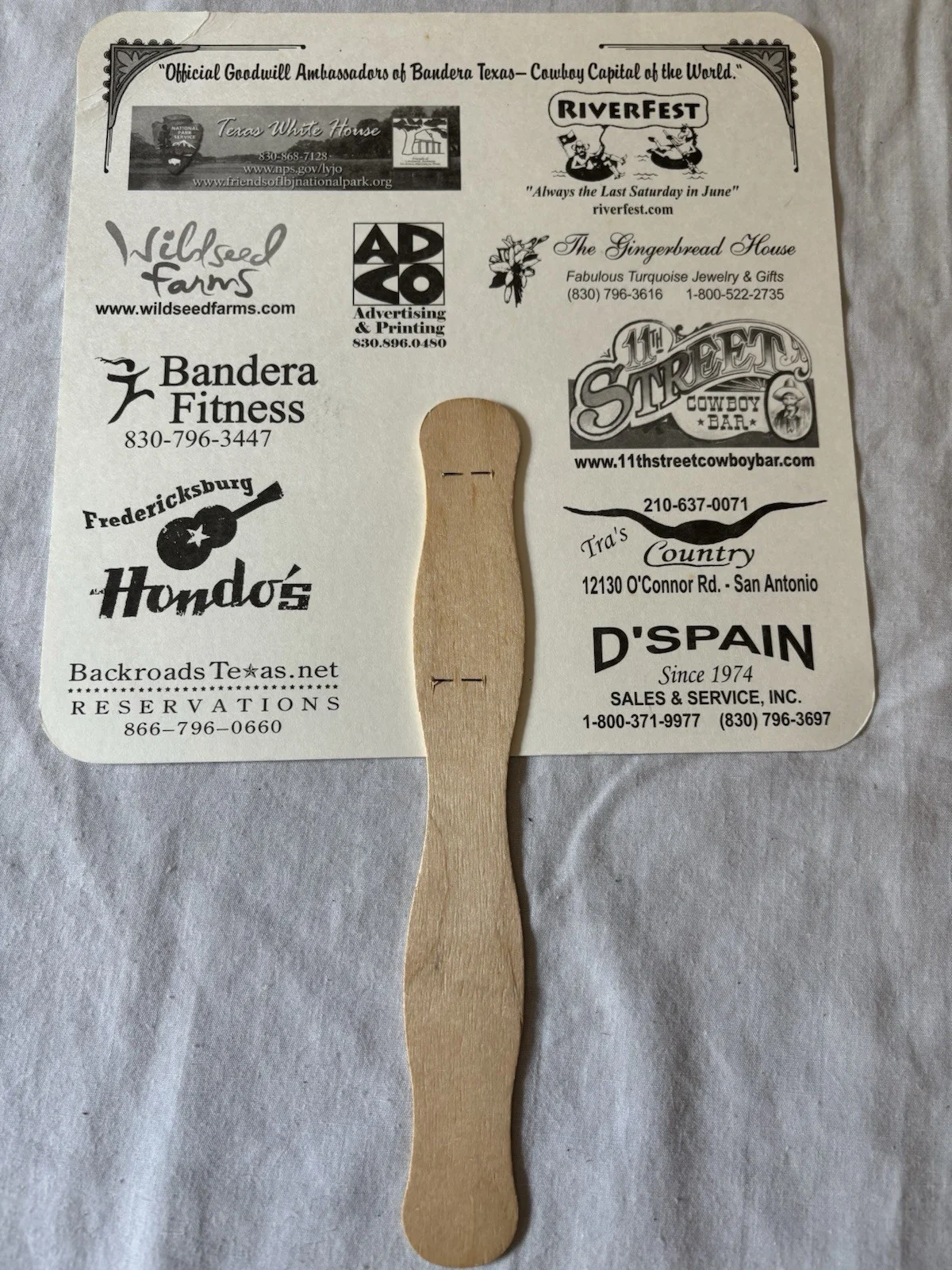 Collectible Almost Patsy Cline Band Autographed Hand Fan, image 4
