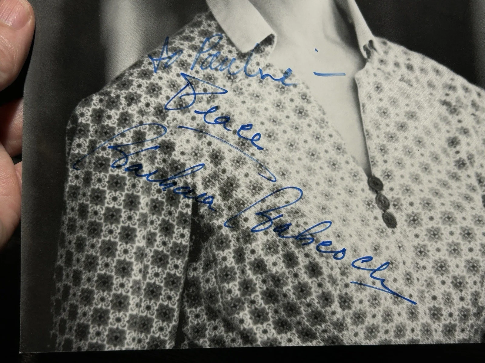 Barbara Babcock — BARBARA BABCOCK SIGNED PHOTO & MAGAZINE PAGE Original Autograph FAR AND AWAY, изображение 3