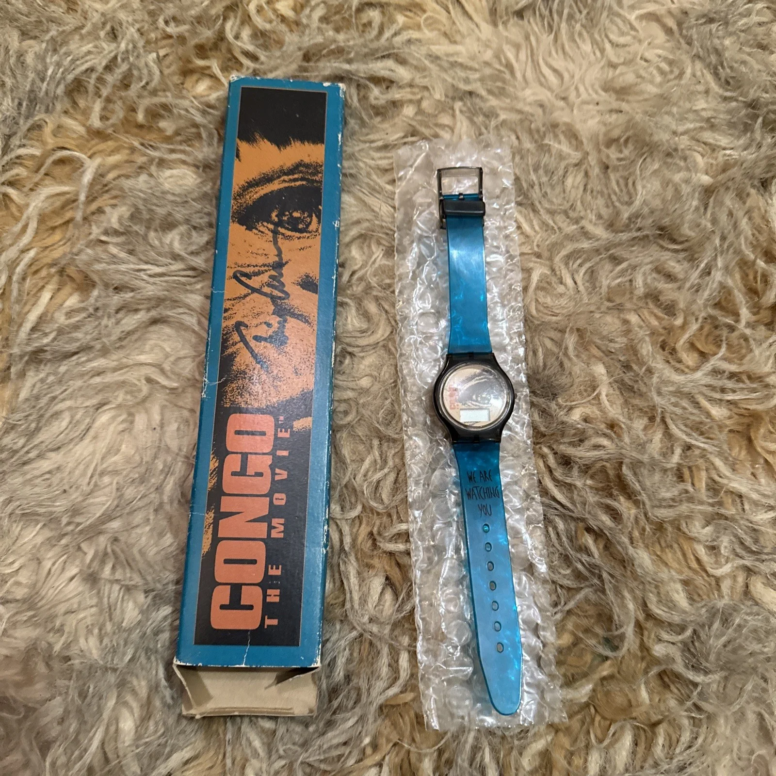 Tim Curry — Rare Vintage Tim Curry Signed Congo The Movie Watch