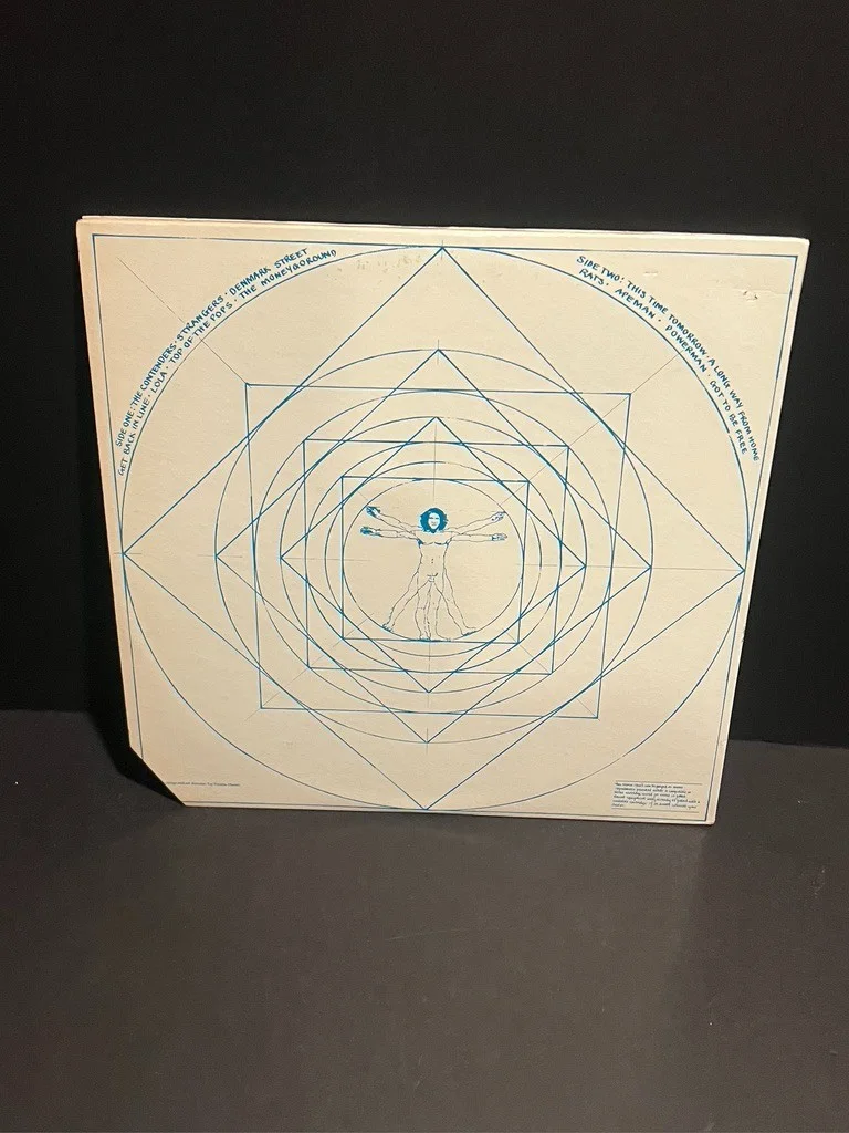 DAVE DAVIES Hand Signed THE KINKS PART ONE LOLA VERSUS POWERMAN LP, image 3