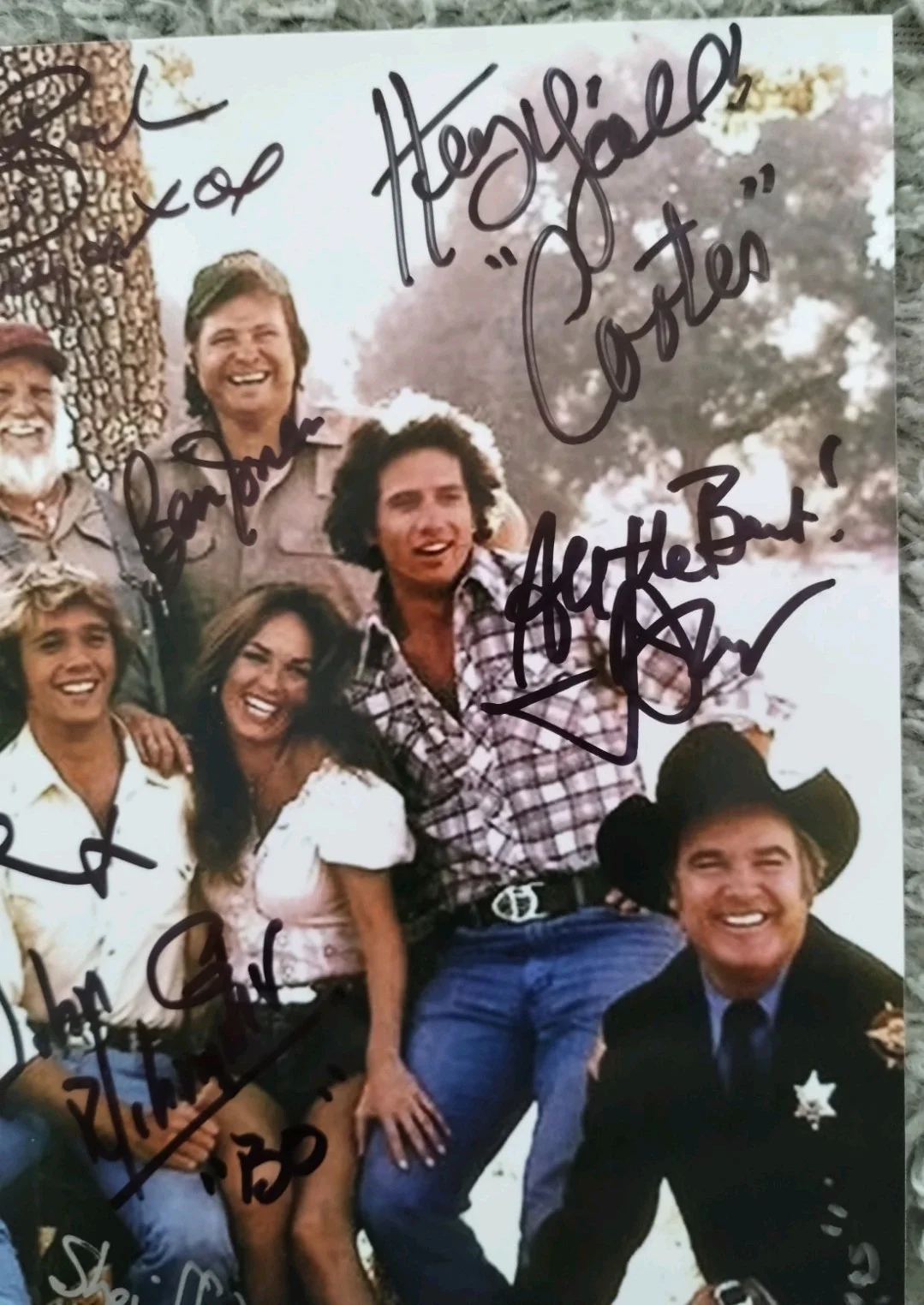 7 Authentic Signed Autograph 8x10 Photo Of The Dukes Of Hazzard Cast, 100% Real, изображение 5