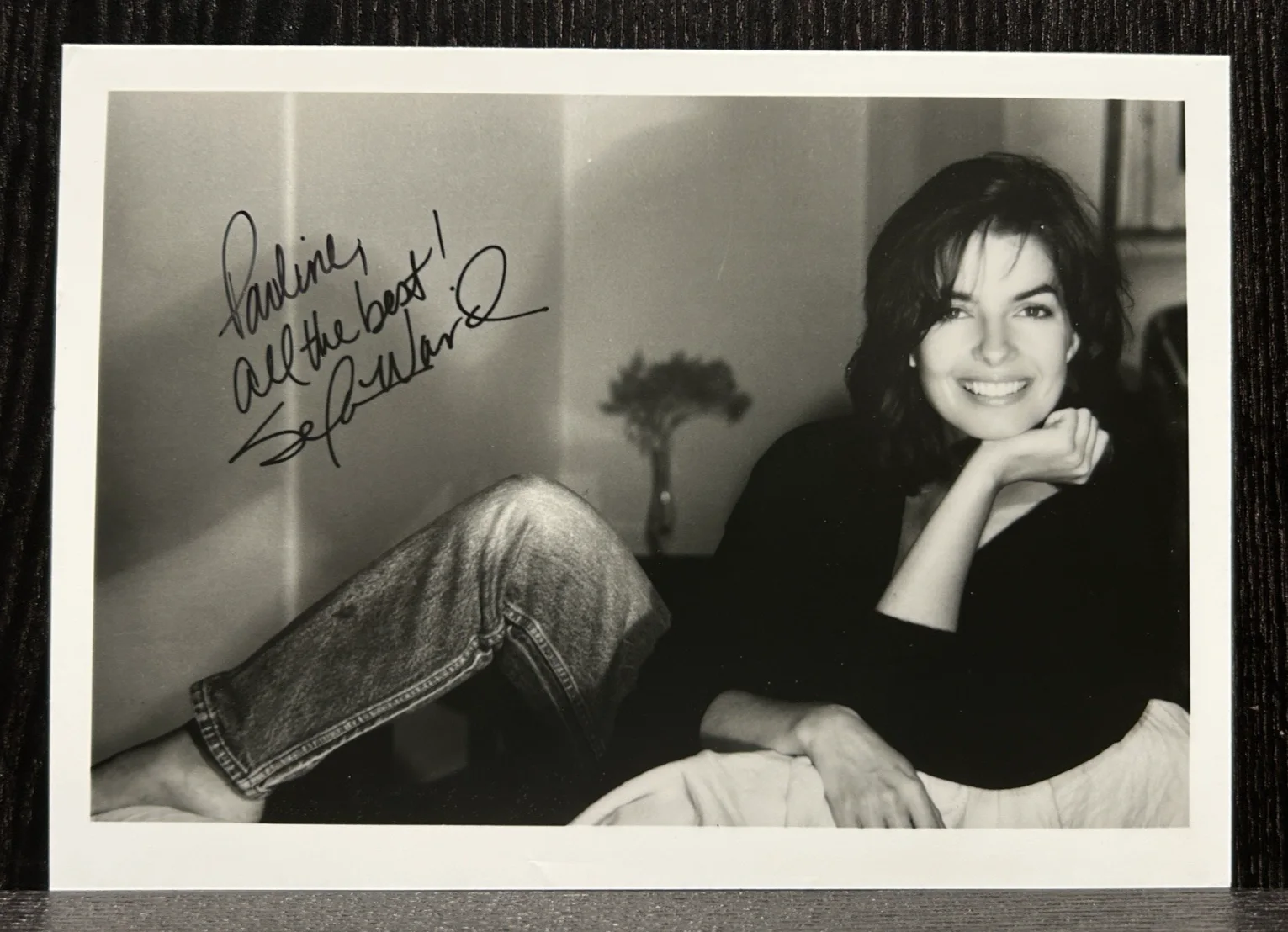 Sela Ward — Stunning! SELA WARD 5x7 SIGNED PHOTO Actress Autograph SISTERS, INDEPENDENCE DAY