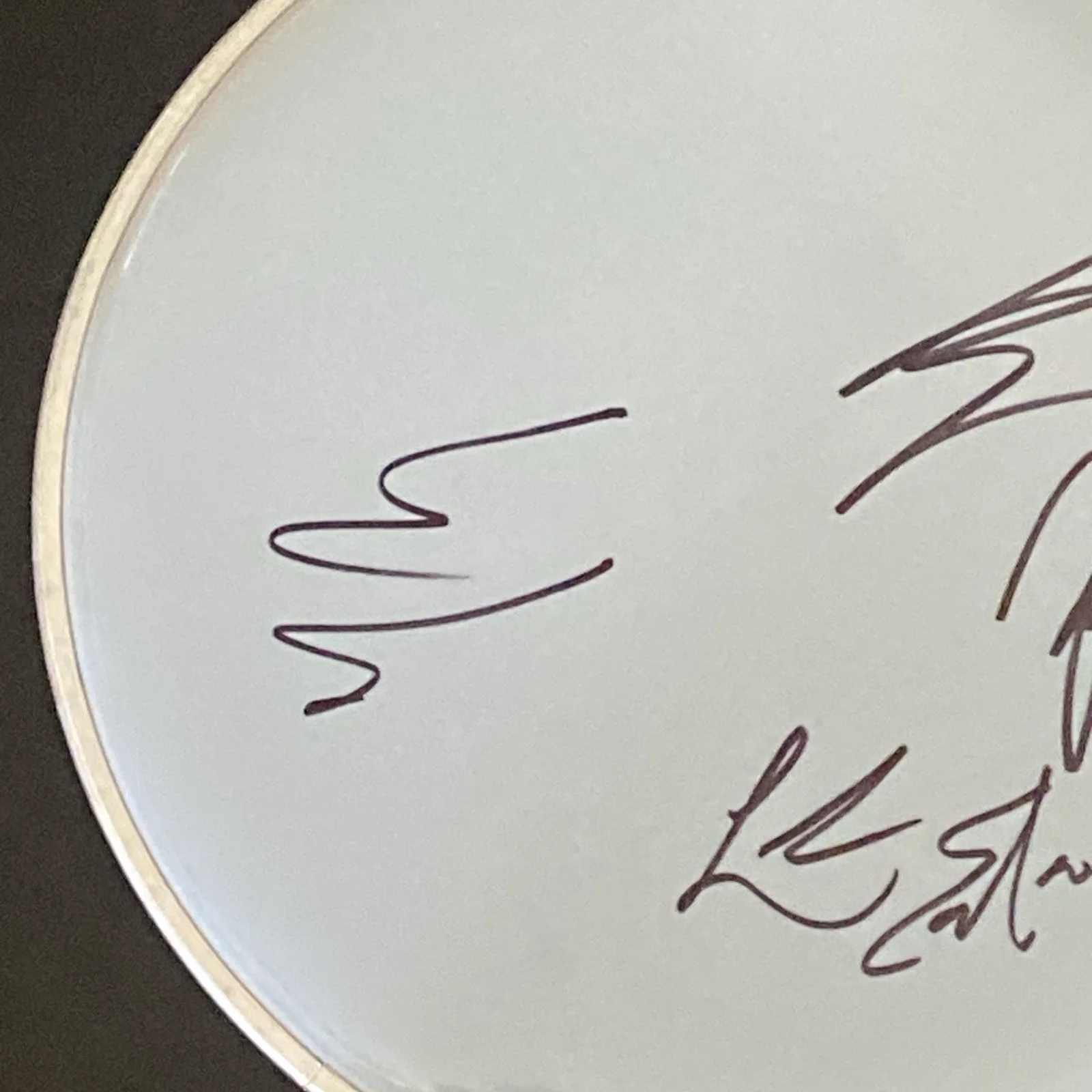 The Beaches Band Full Autographed Drumhead 10” Jordan Miller +3, image 2