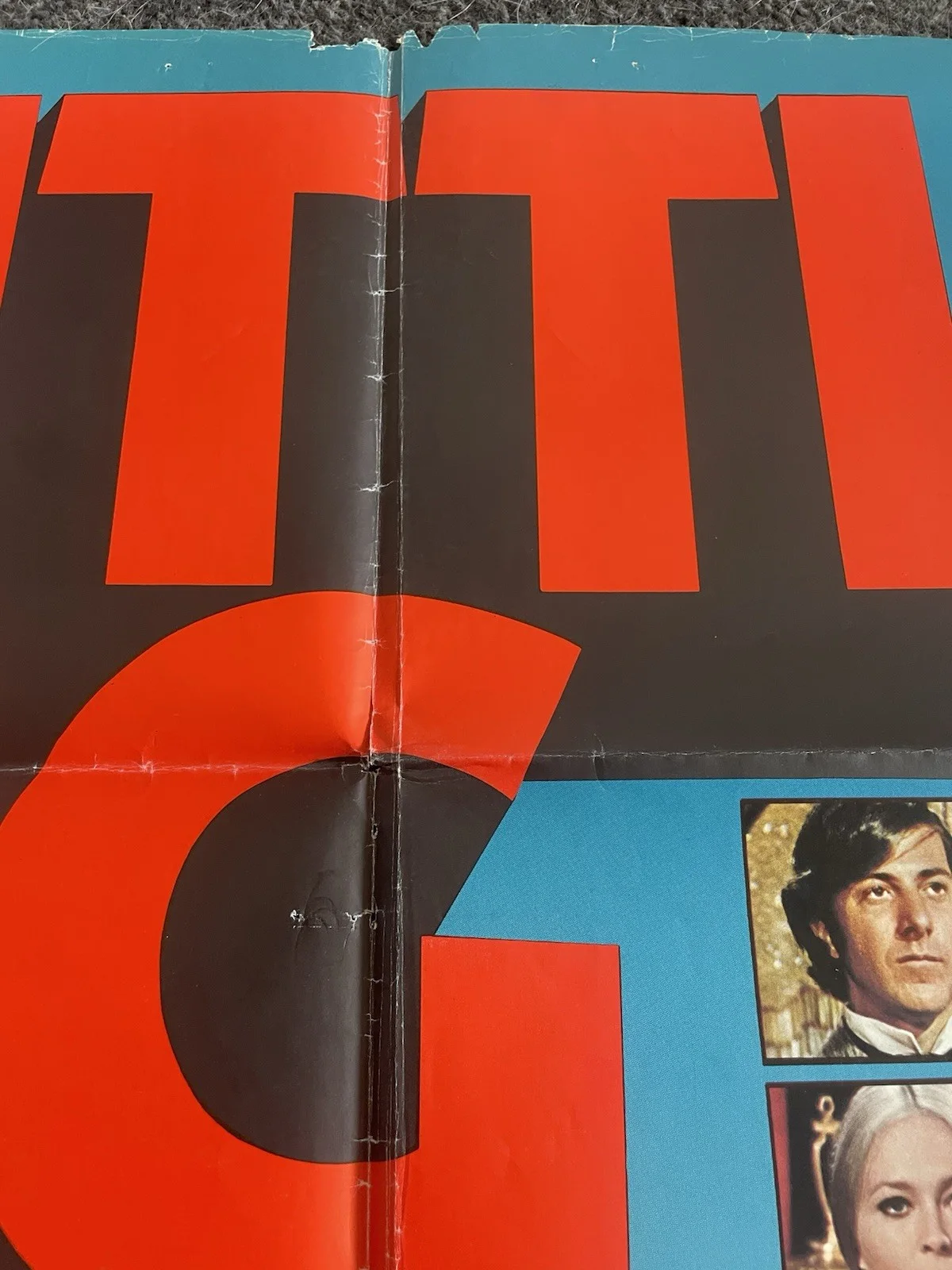 LITTLE BIG MAN GERMAN A1 POSTER FOLDED DUSTIN HOFFMAN FAYE DUNAWAY 1970, image 3