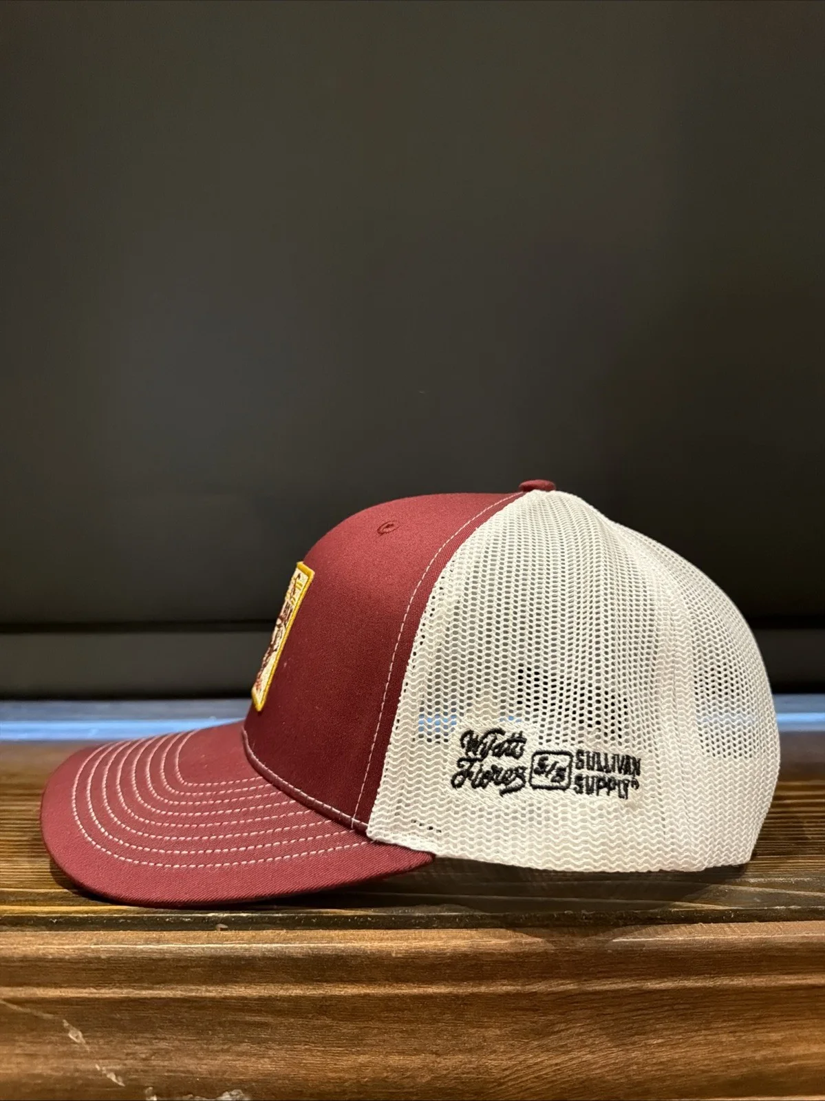 Wyatt Flores Signed “Flores & Sullivan Supply Co.” Richardson 112 Hat, image 2