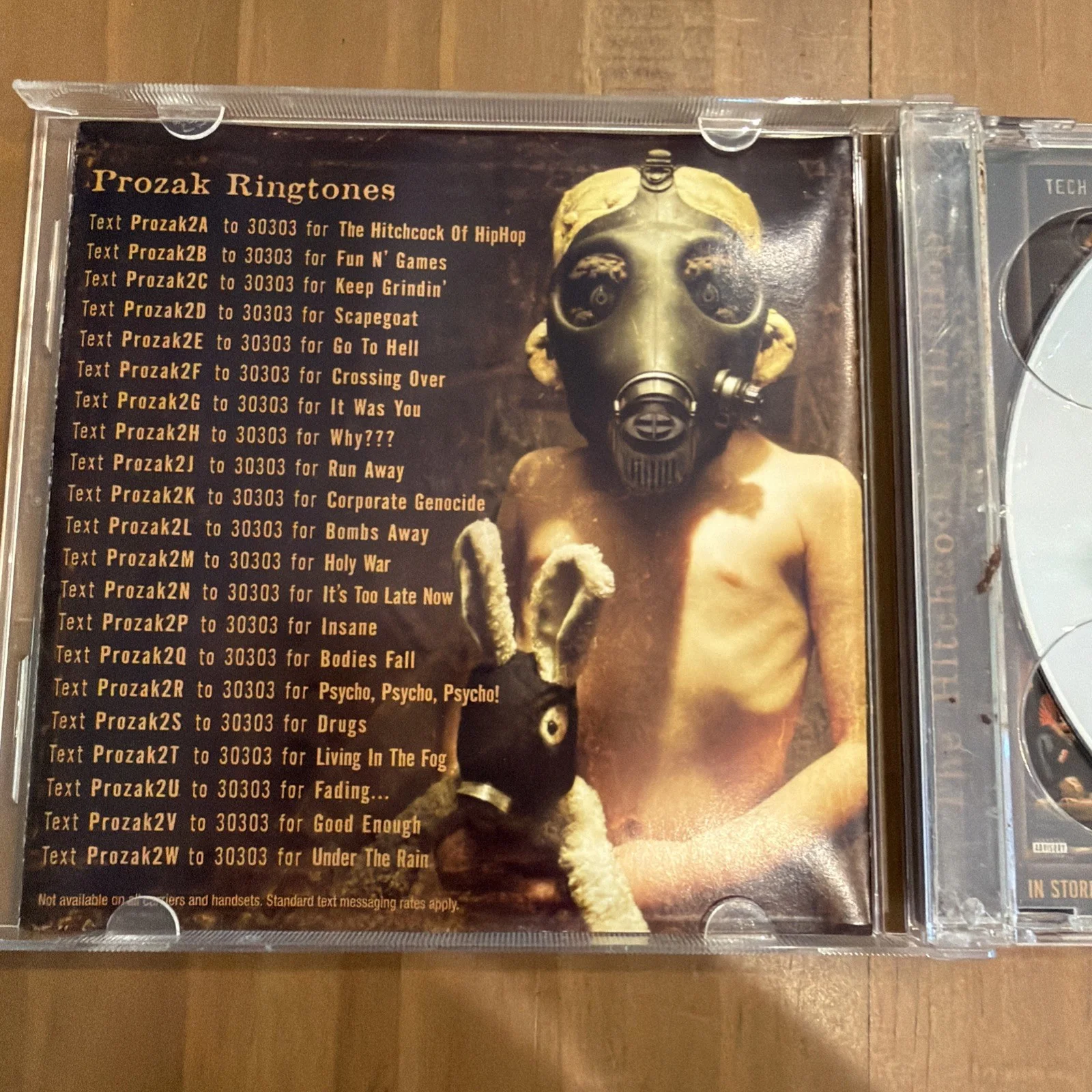 Prozak Tales From The Sick Signed CD & DVD (dvd only, cd missing), image 3