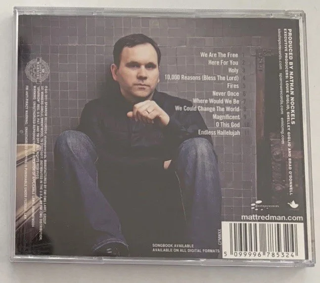 Matt Redman 10,000 Reasons Pre-release CD Signed Autographed 2011 Very Good, image 3