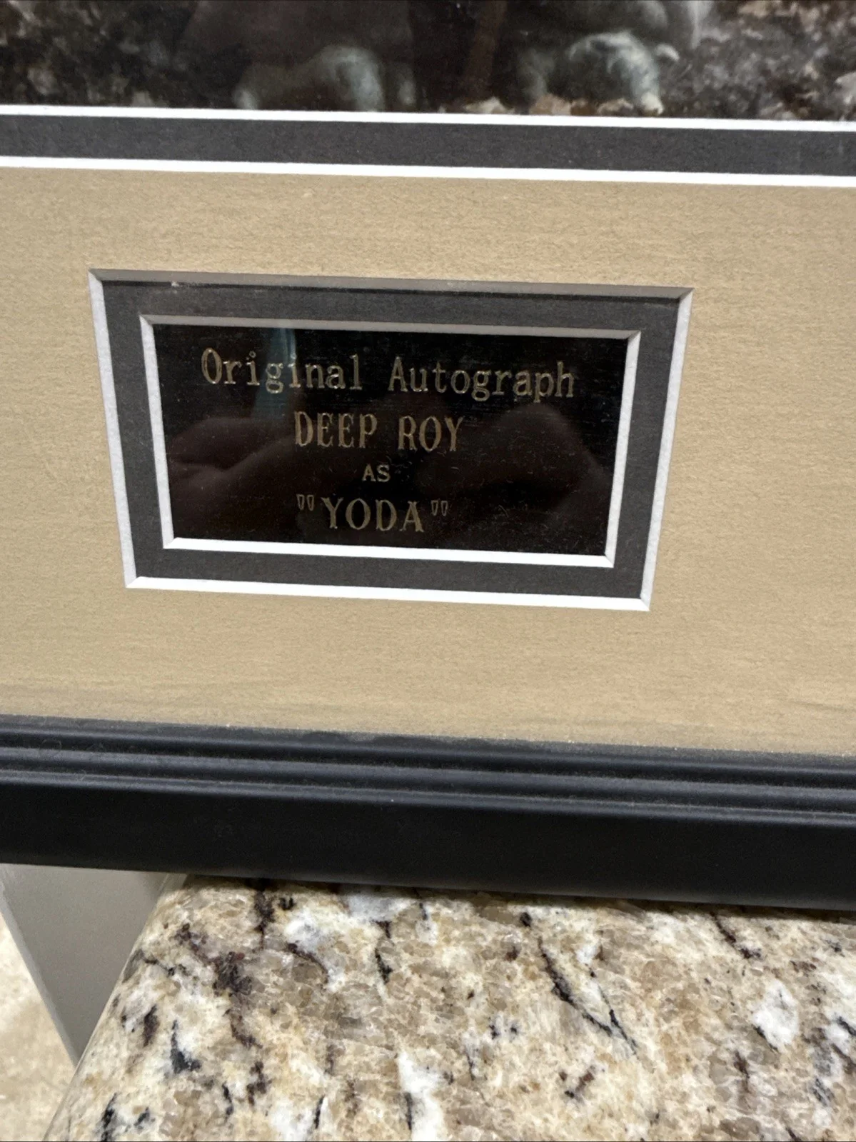 Star Wars Original Autograph Deep Roy As Yoda, image 2