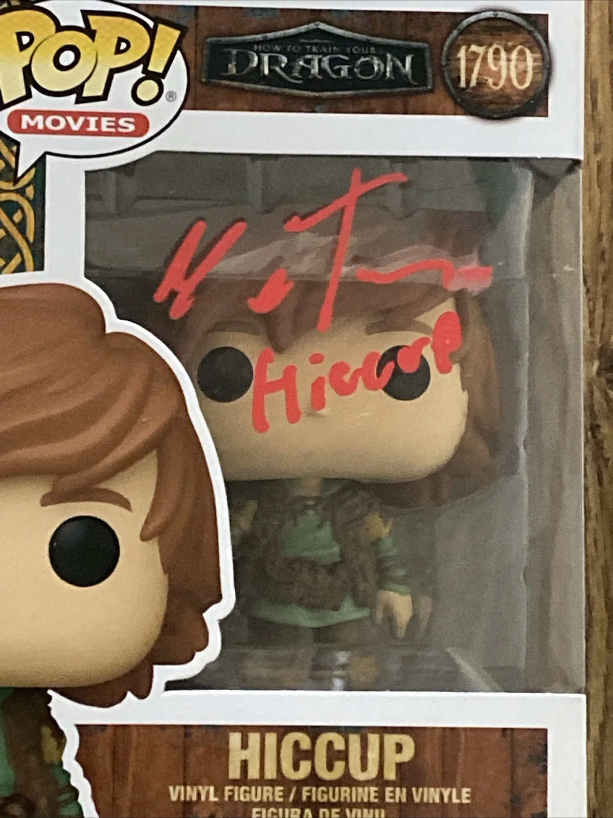 Mason Thames — Mason Thames Autographed Hiccup Funko Pop #1790 ‘How to Train Your Dragon’, изображение 2