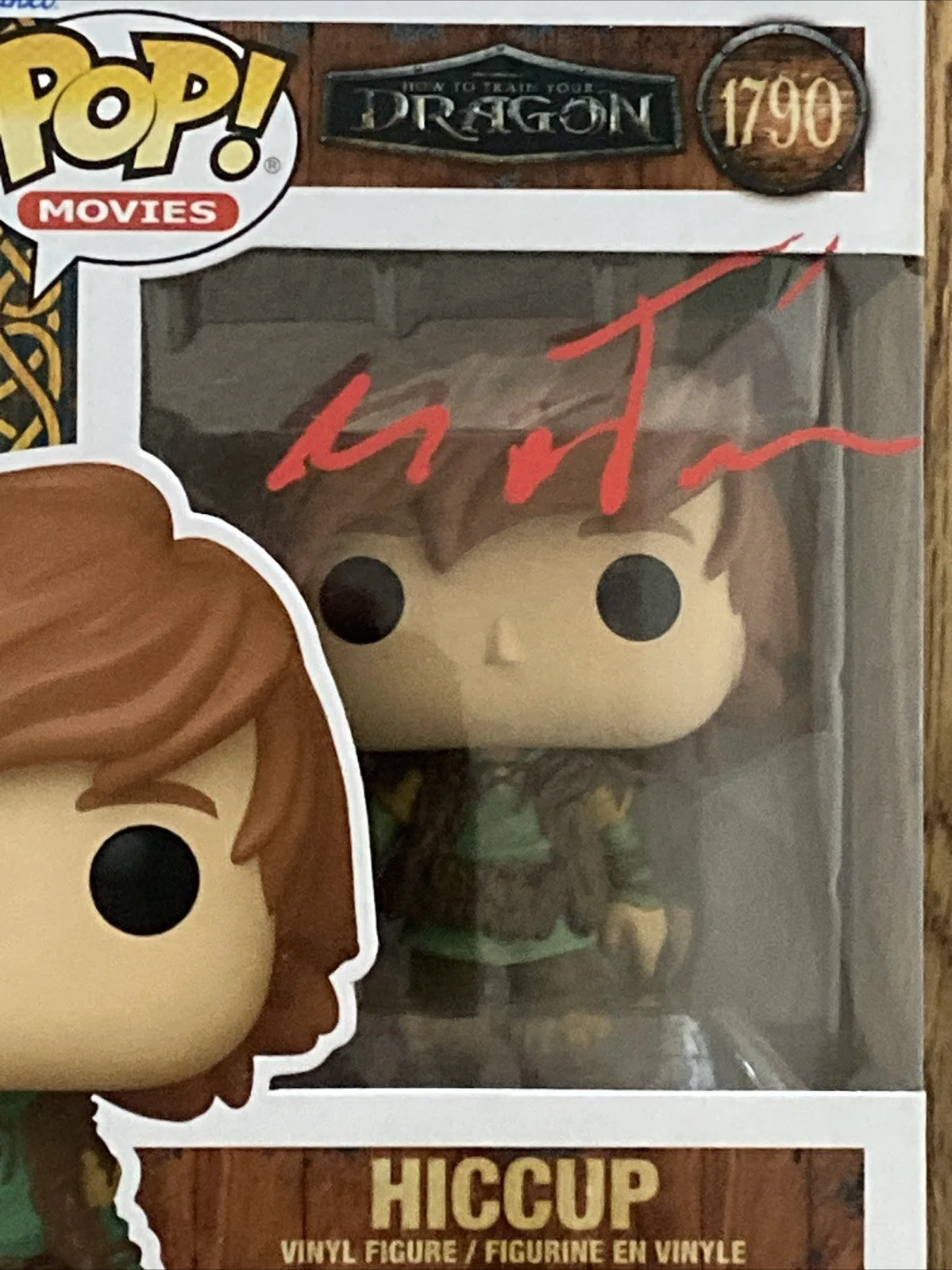 Mason Thames — Mason Thames Autographed Hiccup Funko Pop #1790 ‘How to Train Your Dragon’, изображение 2