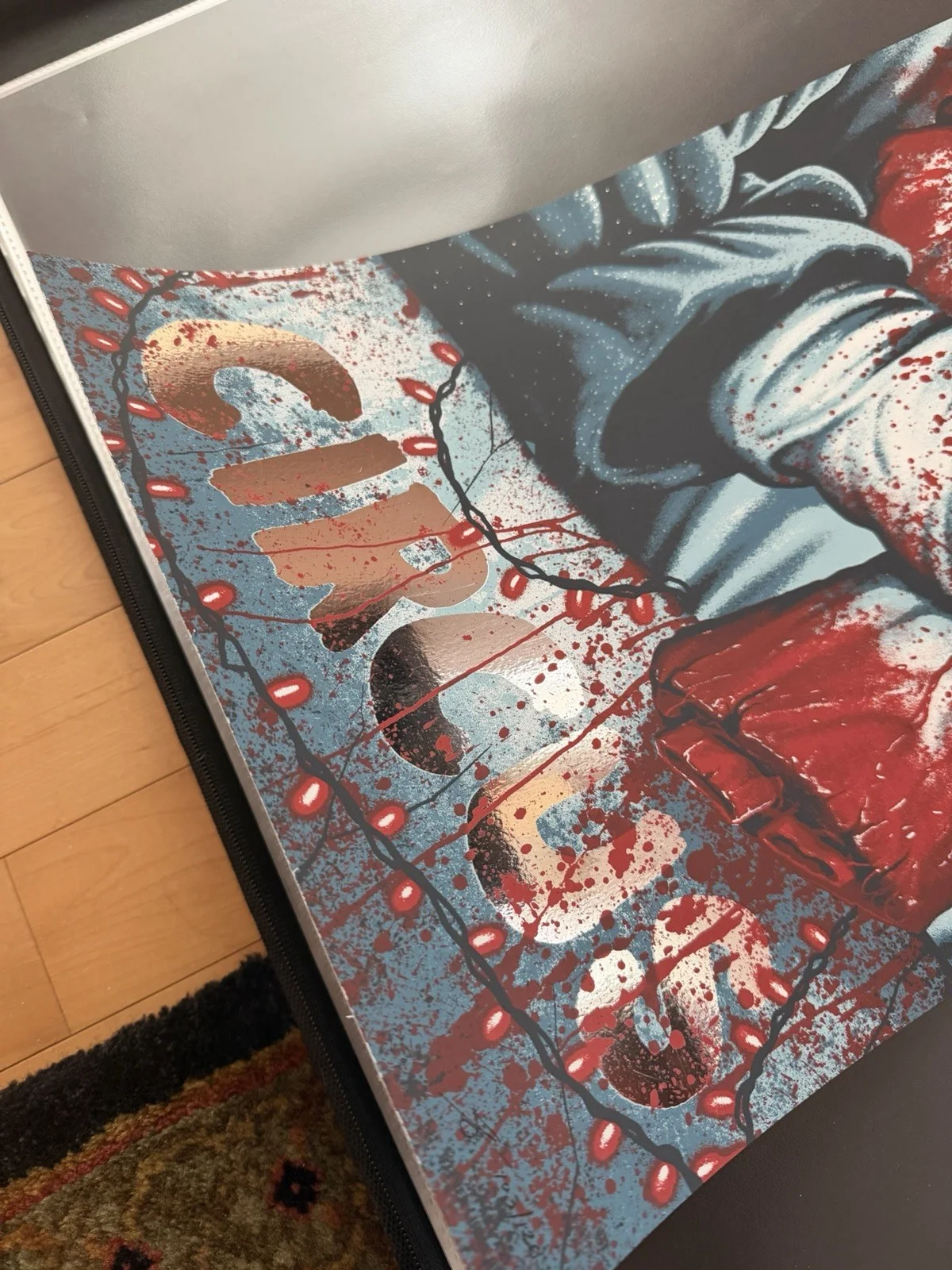 Steve Luros — Steve Luros Terrifier Art The Clown Spot Foil Screen Print Mondo SIGNED Ltd 120, изображение 2