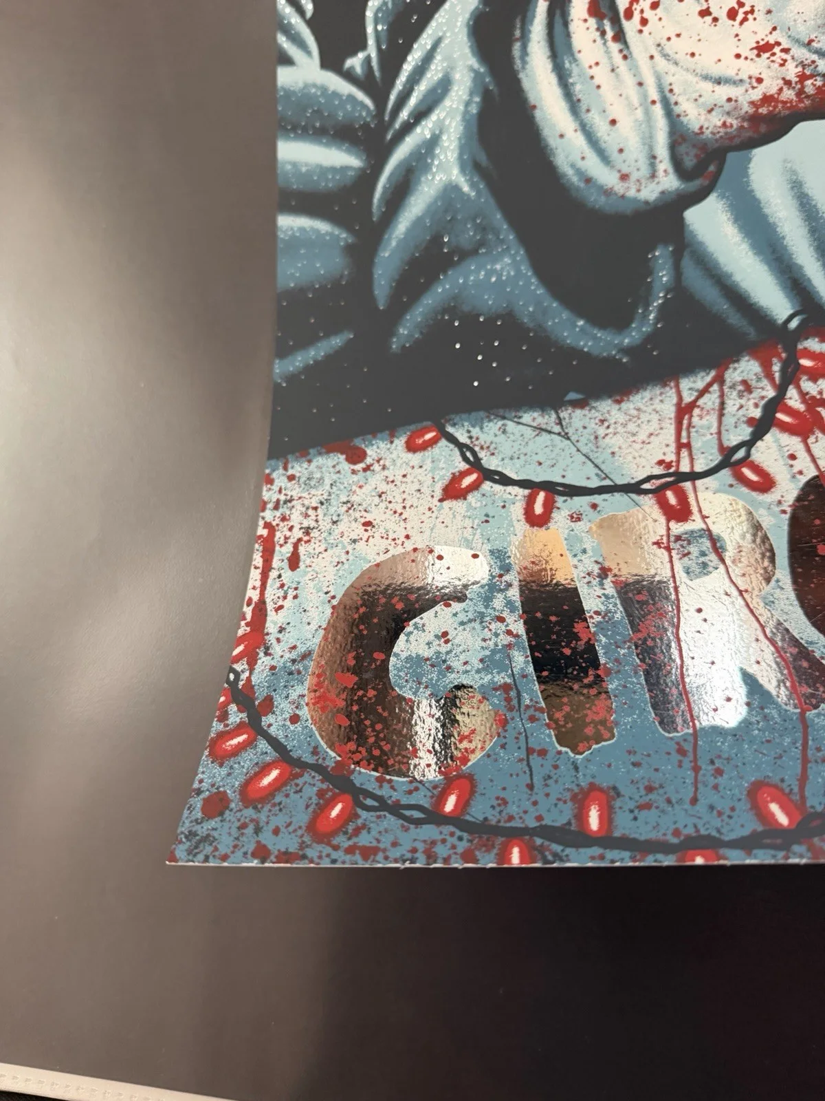 Steve Luros — Steve Luros Terrifier Art The Clown Spot Foil Screen Print Mondo SIGNED Ltd 120, изображение 5