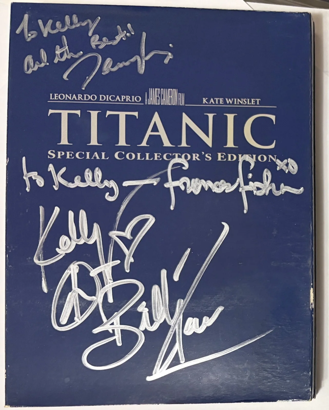 Billy Zane, Frances Fisher, Danny Nucci — Billy Zane TITANIC Signed Autographed Special Edition DVD Box Set Frances Fisher, изображение 2