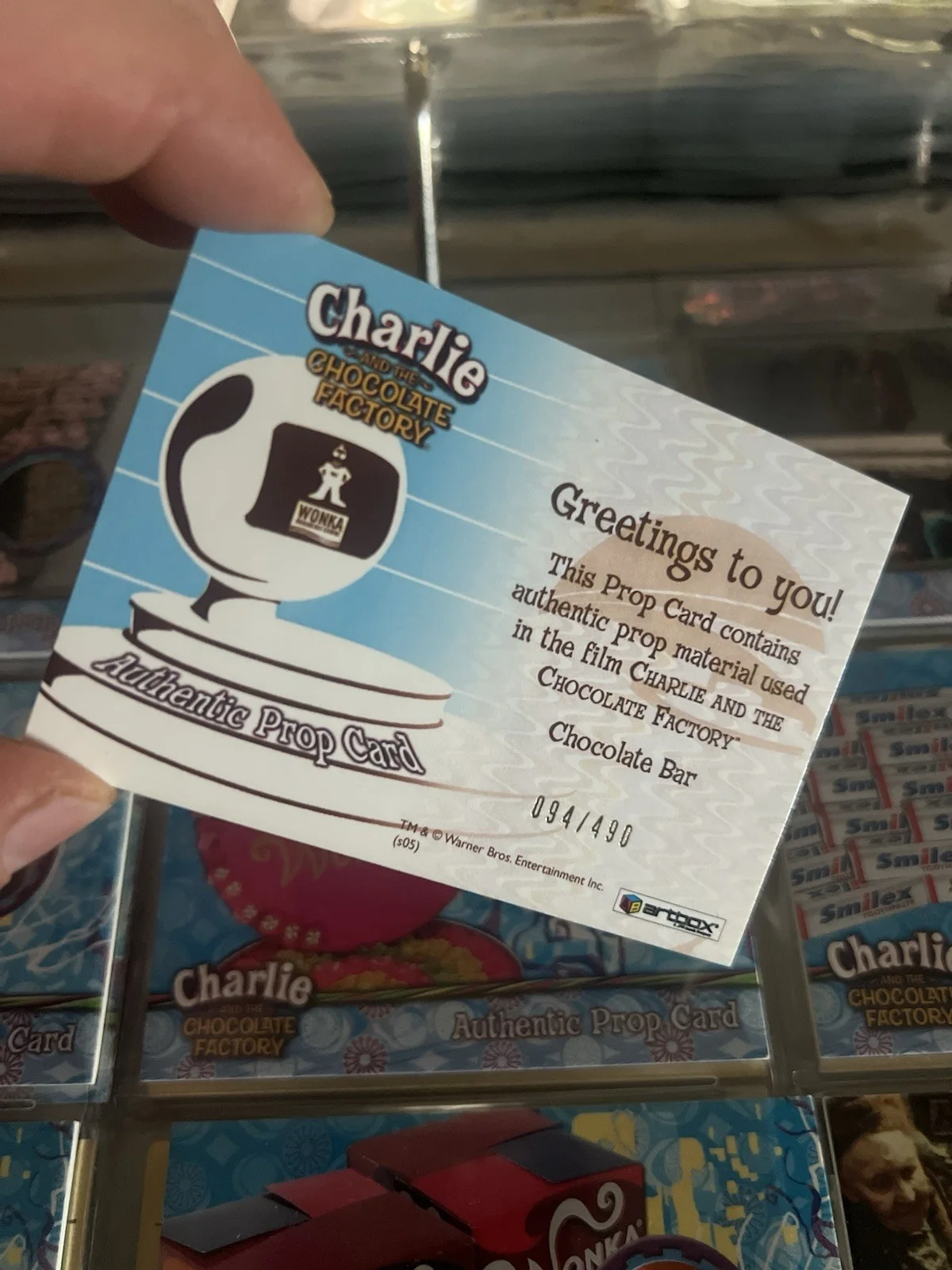 ArtBox Trading Card - Charlie & The Chocolate Factory WONKA Bar Segment, изображение 2