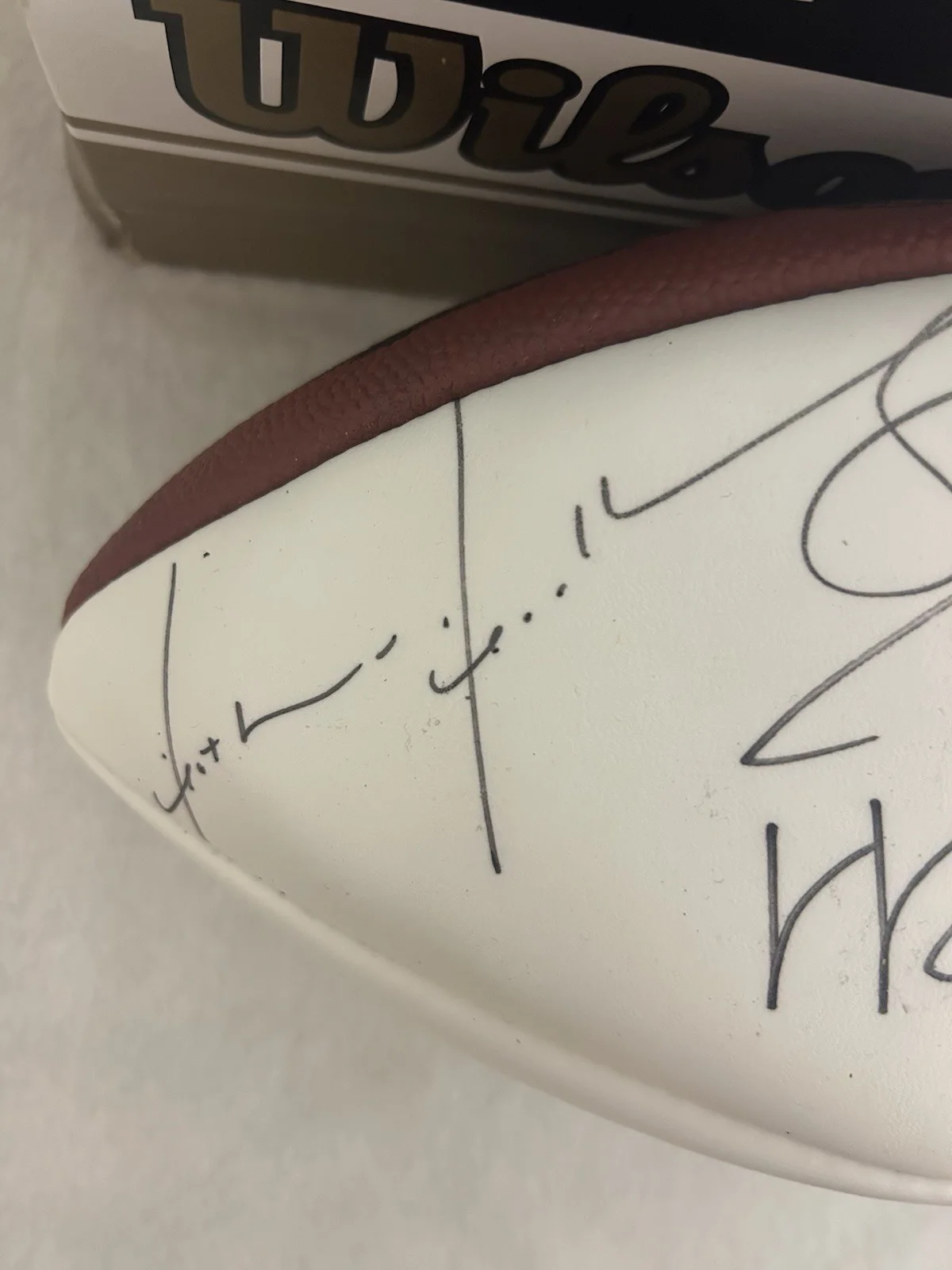 LL COOL J Heather Bradley Autographed Auto NFL Wilson Football PSA/DNA COA, изображение 5