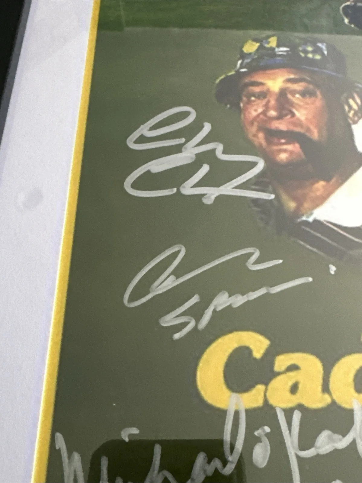 Chevy Chase Signed Caddyshack 11x17 Framed Movie Poster- JSA & Beckett, image 4