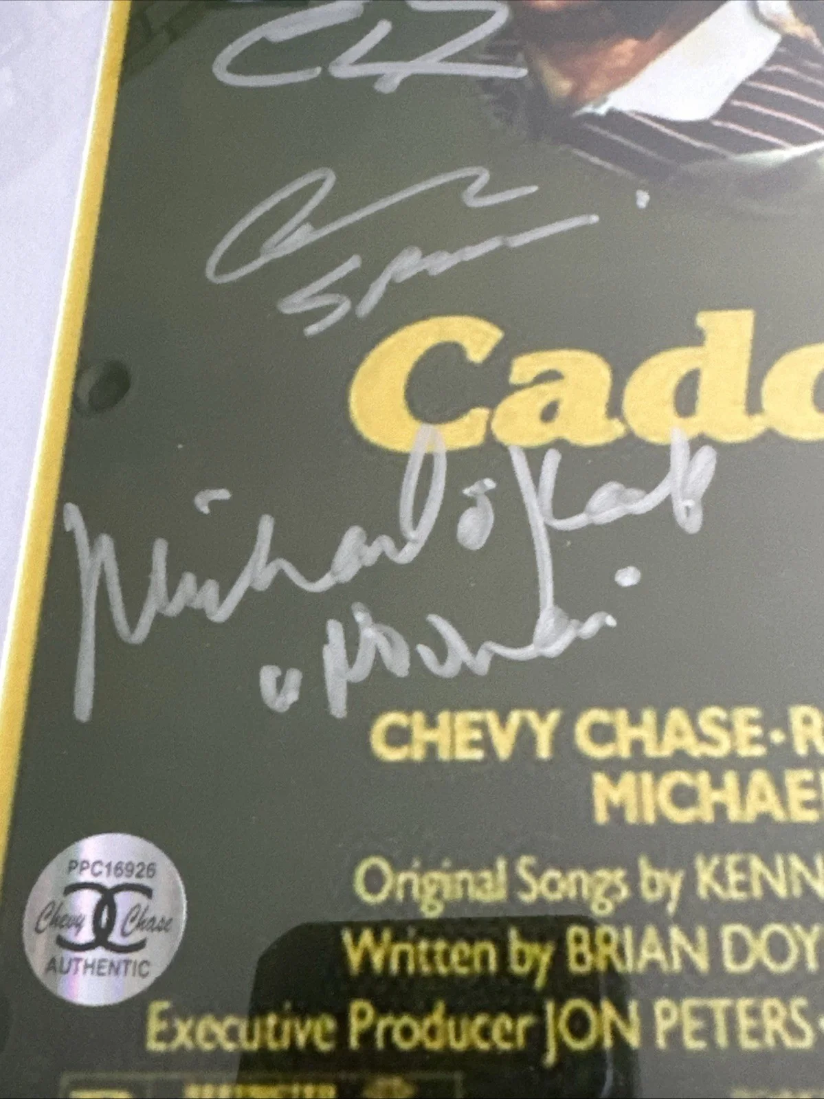 Chevy Chase Signed Caddyshack 11x17 Framed Movie Poster- JSA & Beckett, image 5