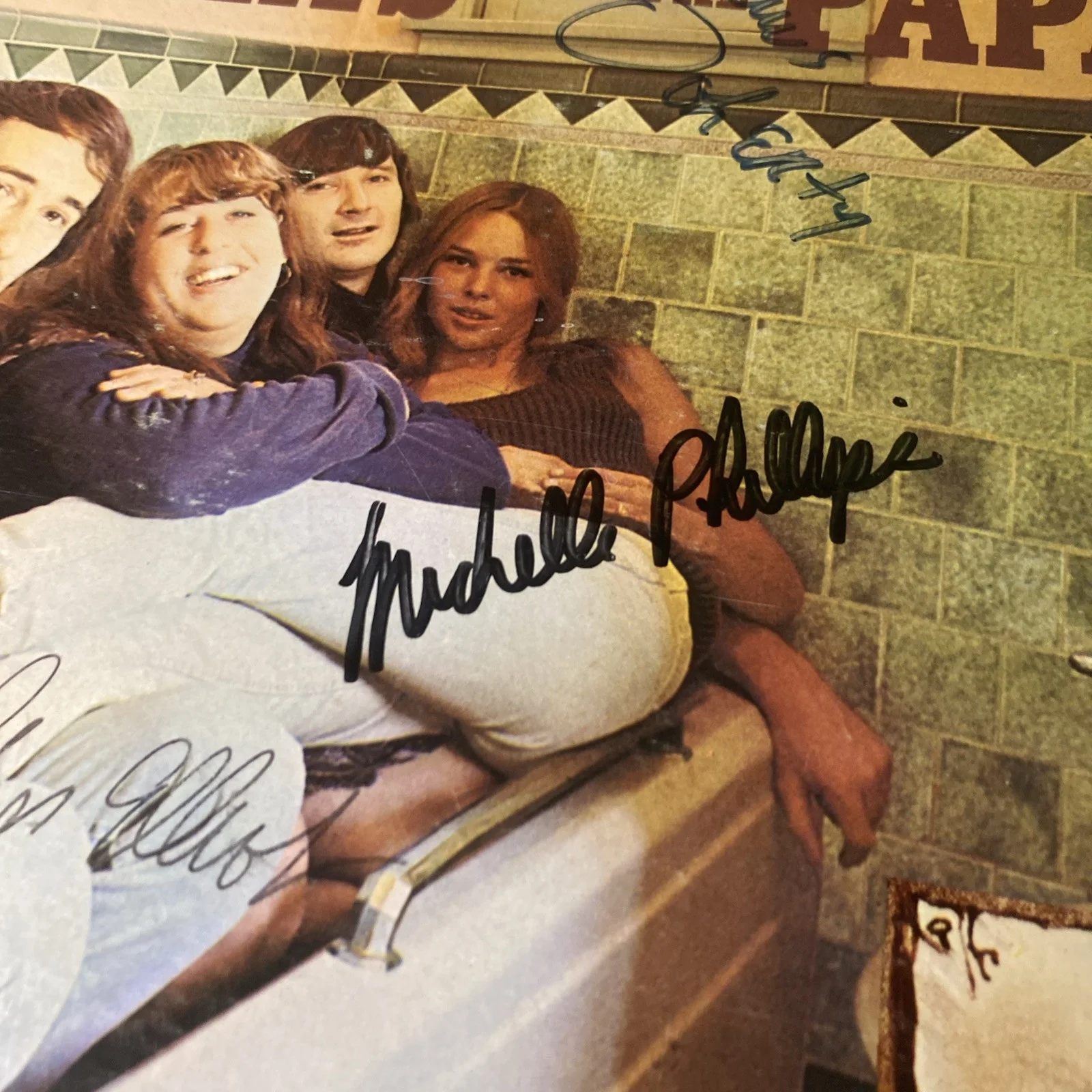 MAMAS & THE PAPAS Signed Vinyl LP RECORD Album by ALL 4 MEMBERS RARE!, изображение 2