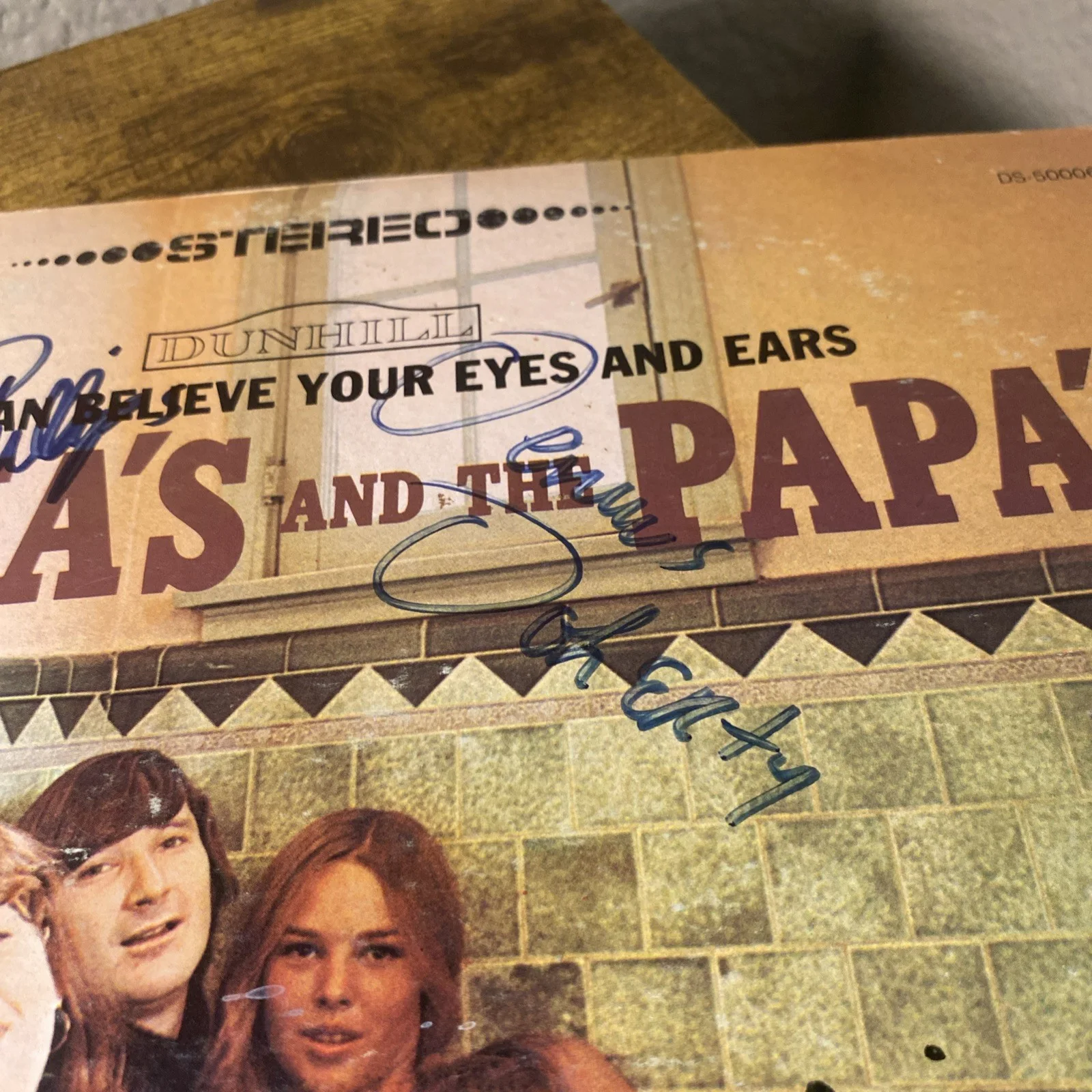 MAMAS & THE PAPAS Signed Vinyl LP RECORD Album by ALL 4 MEMBERS RARE!, изображение 5