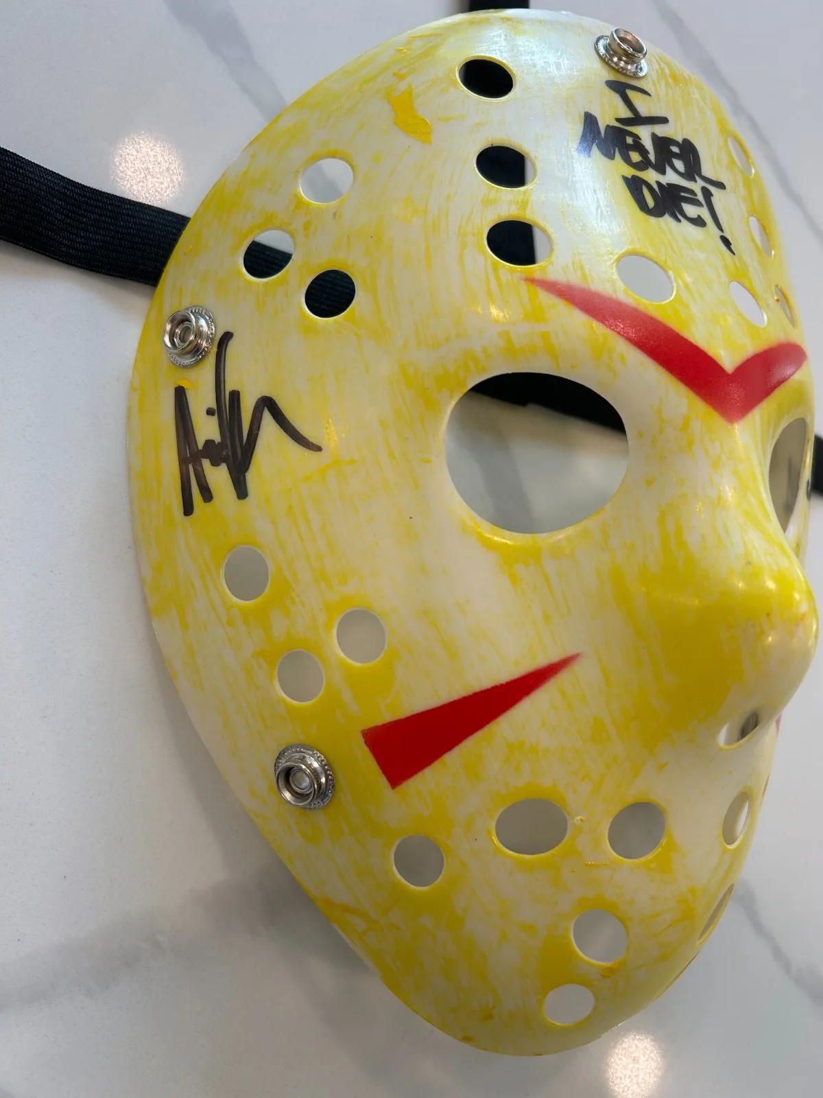 Ari Lehman — Ari Lehman Autographed Friday The 13th Jason Vorhees Mask (BAS Cert.), изображение 2