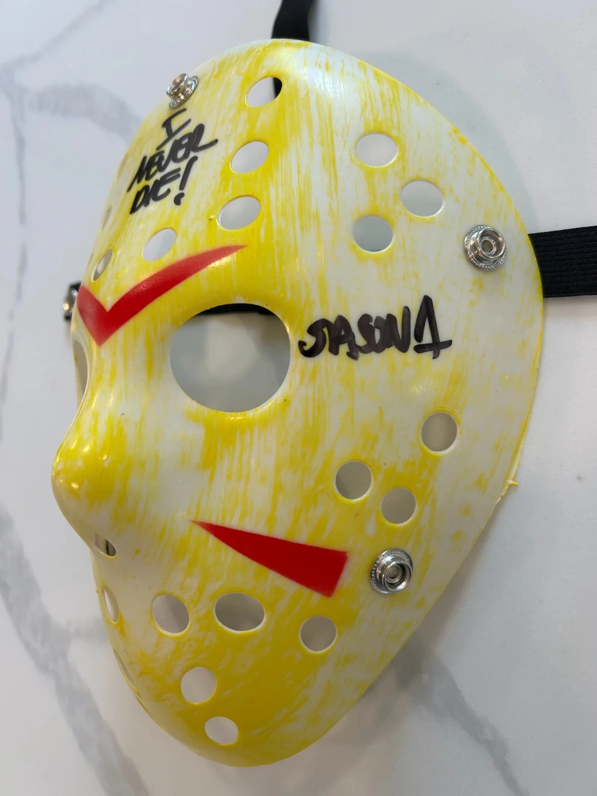 Ari Lehman — Ari Lehman Autographed Friday The 13th Jason Vorhees Mask (BAS Cert.), изображение 3