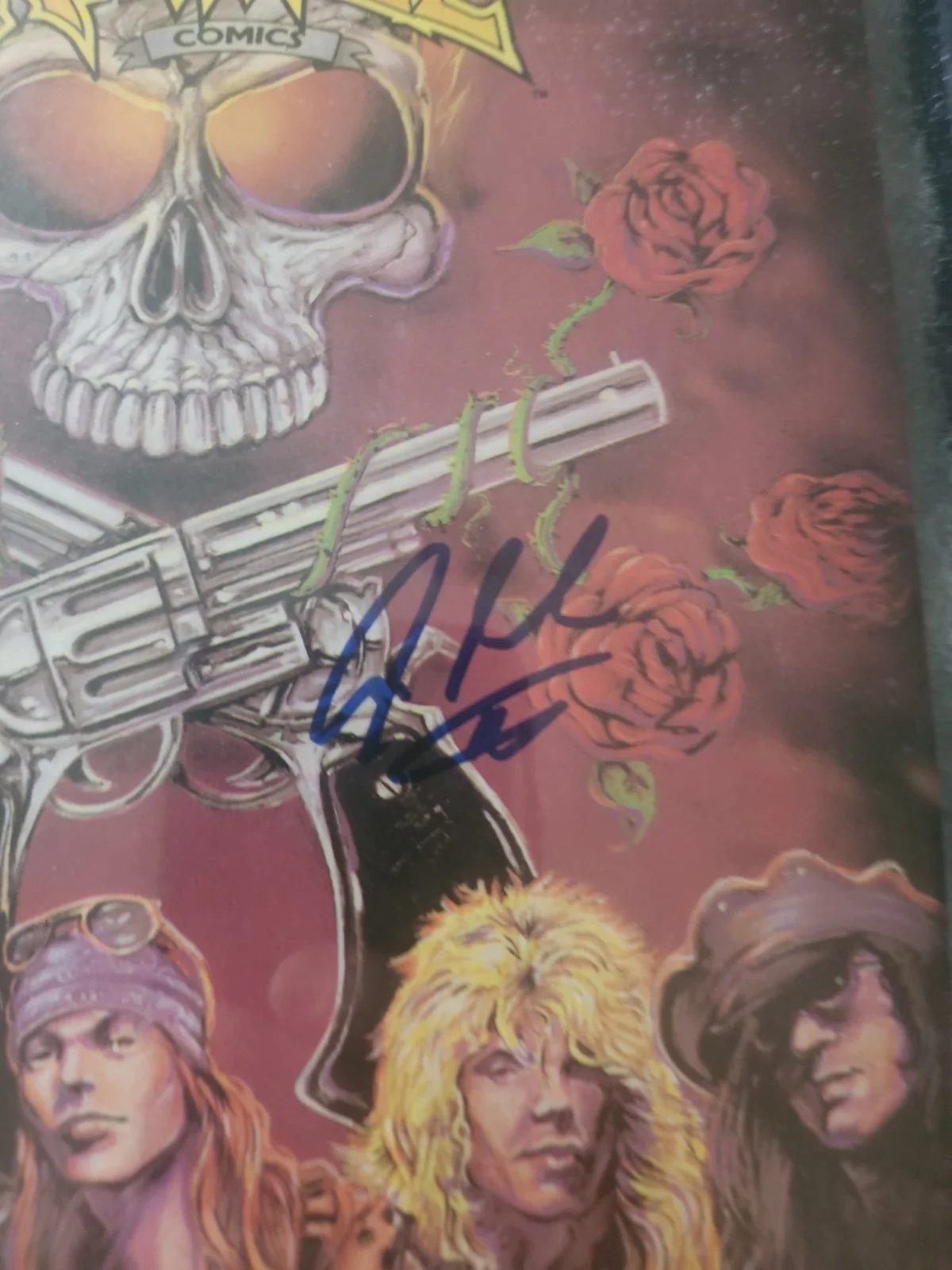 Guns N’ Roses Signed Comic Rock N Roll #1 Steven Adler Autographed Beckett..., image 2