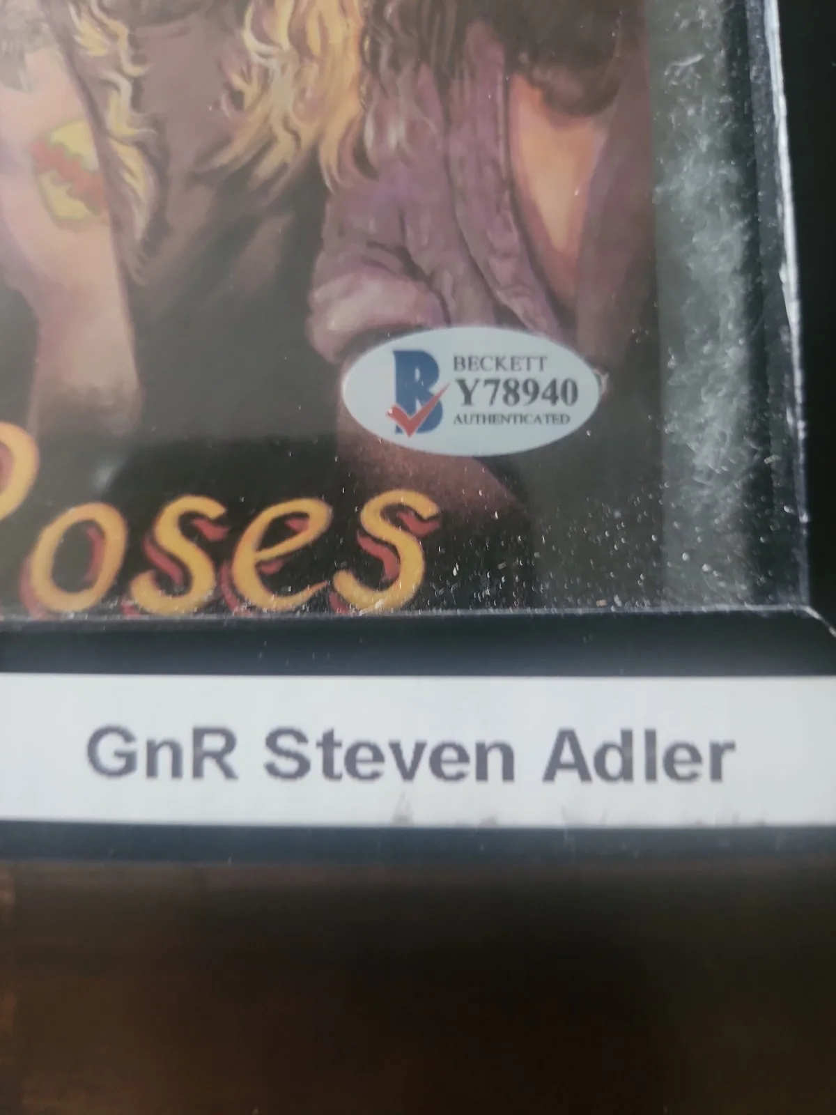Guns N’ Roses Signed Comic Rock N Roll #1 Steven Adler Autographed Beckett..., image 4