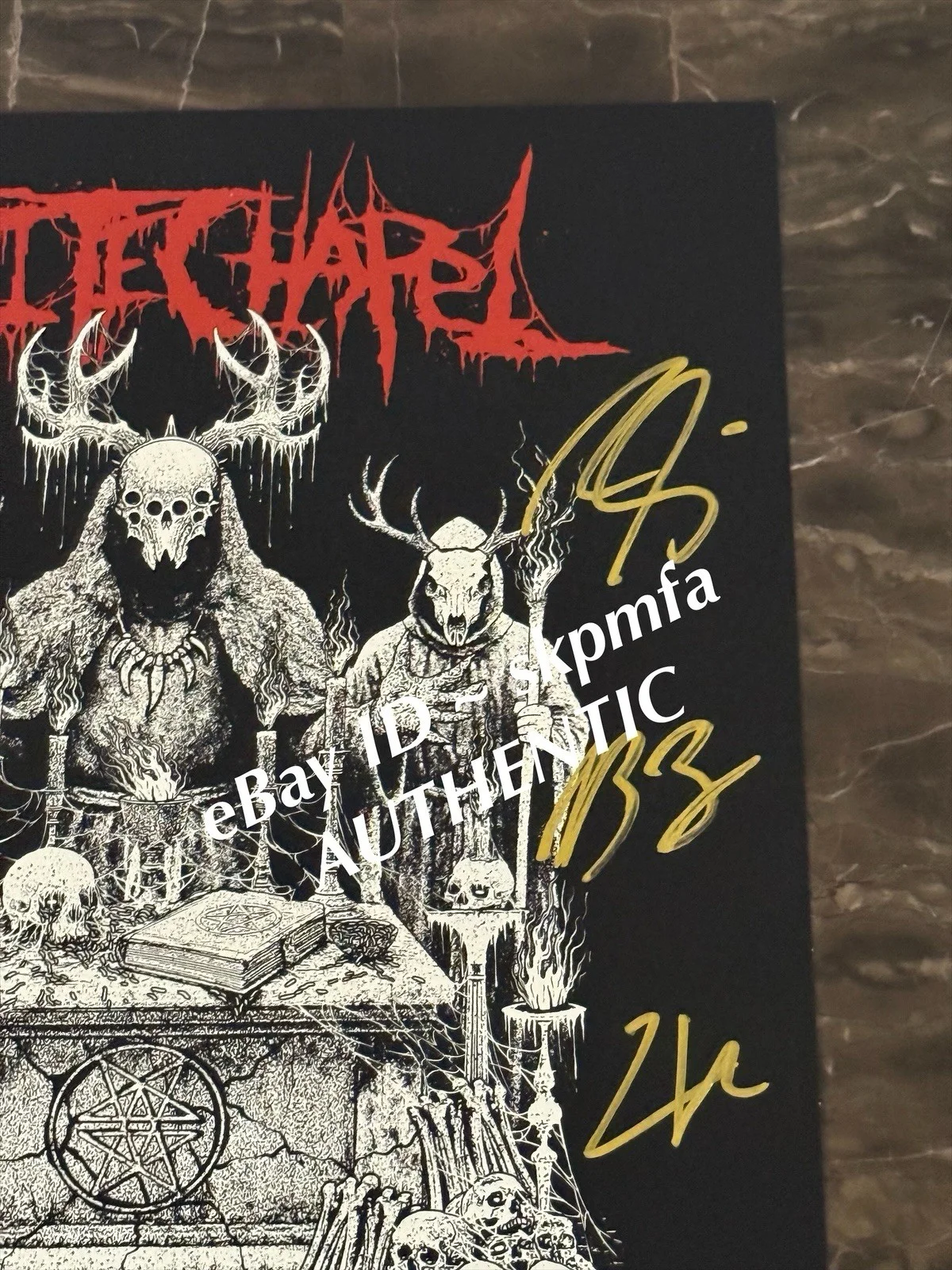 WHITECHAPEL Signed Poster 11x17 💯 Official Merch 2026 Tour🔥, image 3