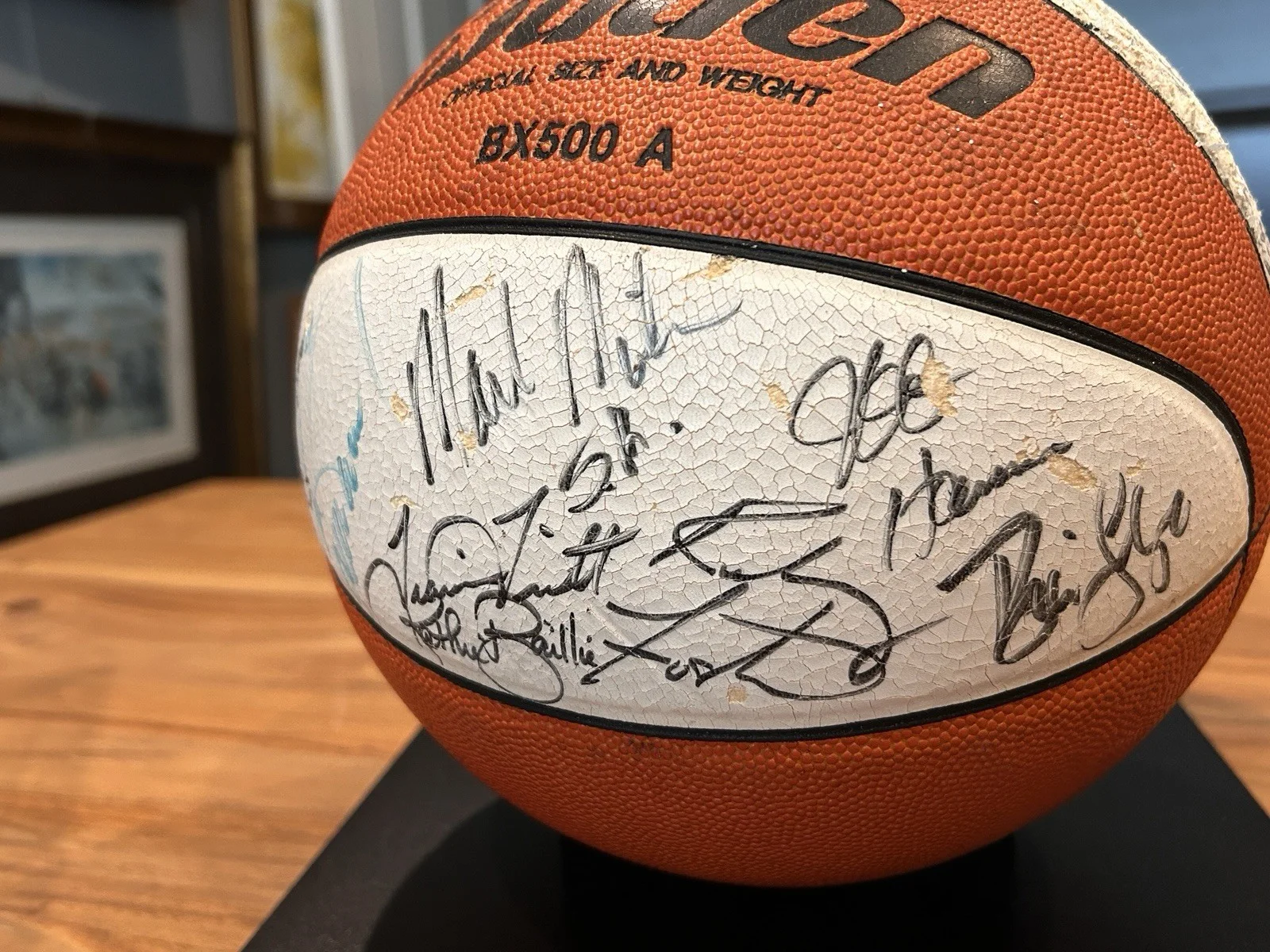 Country Music Celebrity Signed Basketball Vince Gill Amy Grant Travis Tritt Auto, изображение 4