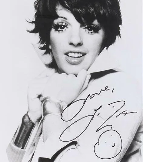 Liza Minnelli — LIZA MINNELLI Signed Photo 8"x10" B/W Head Shot 100% GENUINE, изображение 2