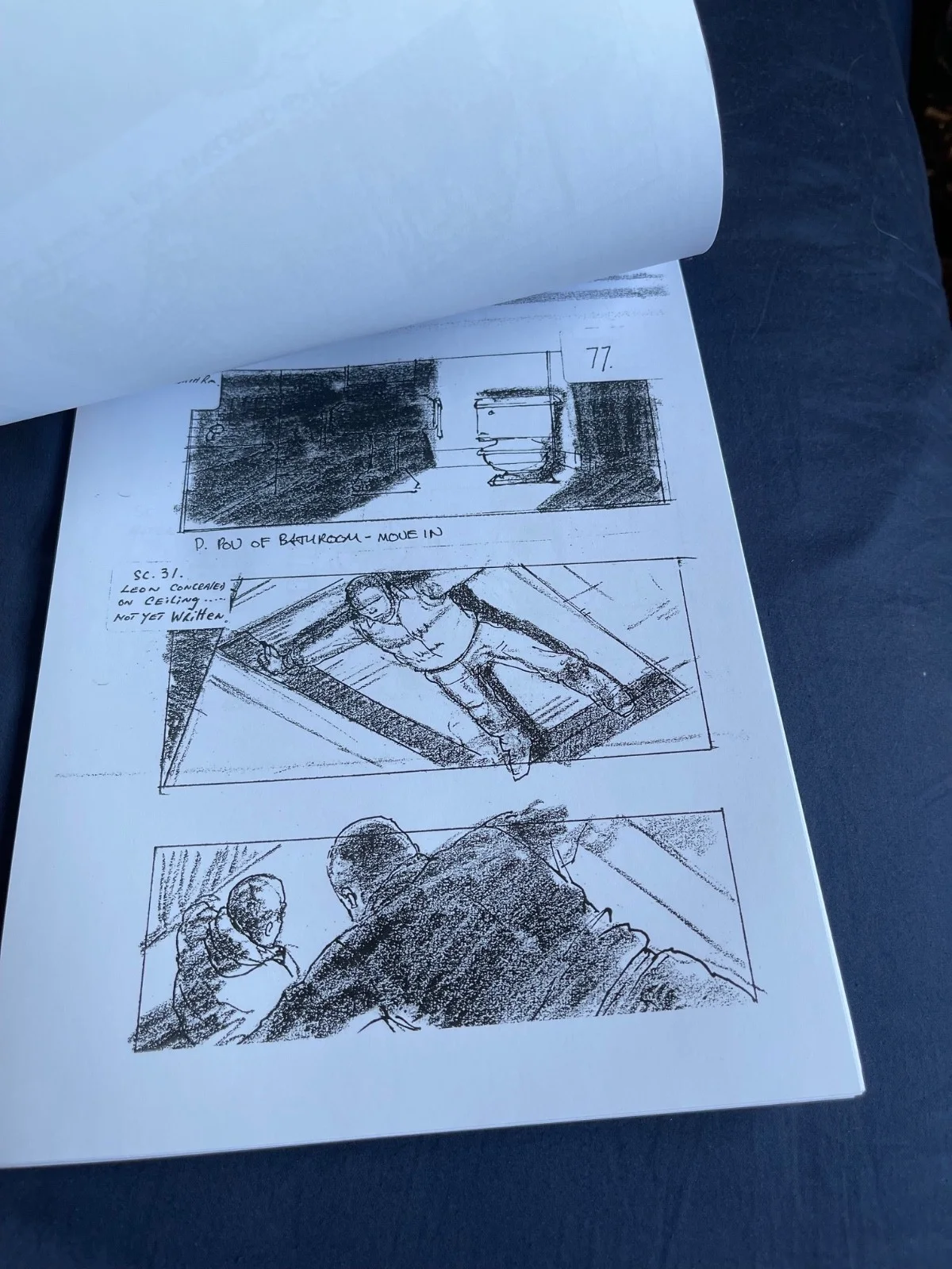Bladerunner 1982 Complete Used Film Storyboard 126 pages HARRISON FORD SCI-FI, image 3