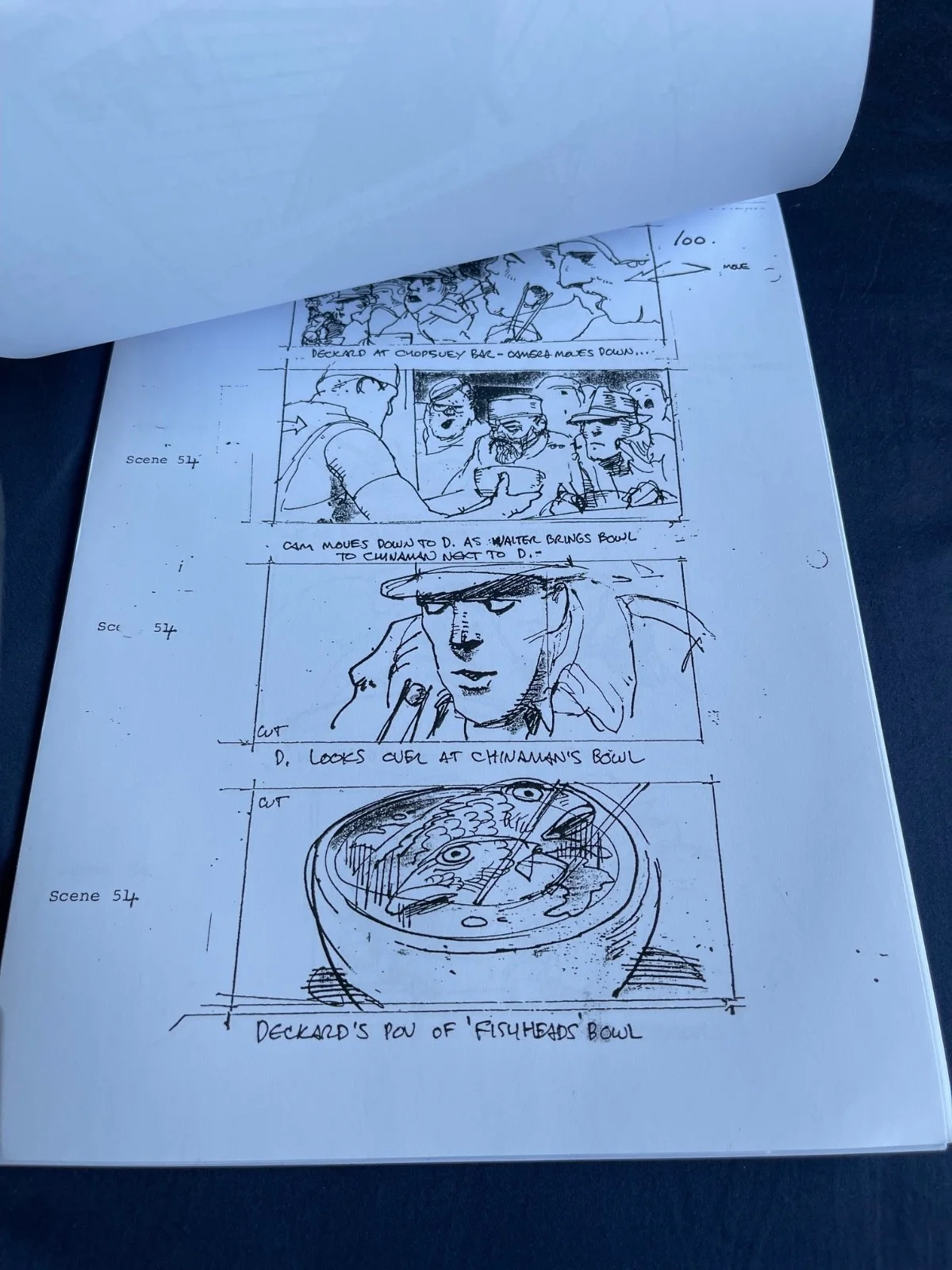 Bladerunner 1982 Complete Used Film Storyboard 126 pages HARRISON FORD SCI-FI, image 4