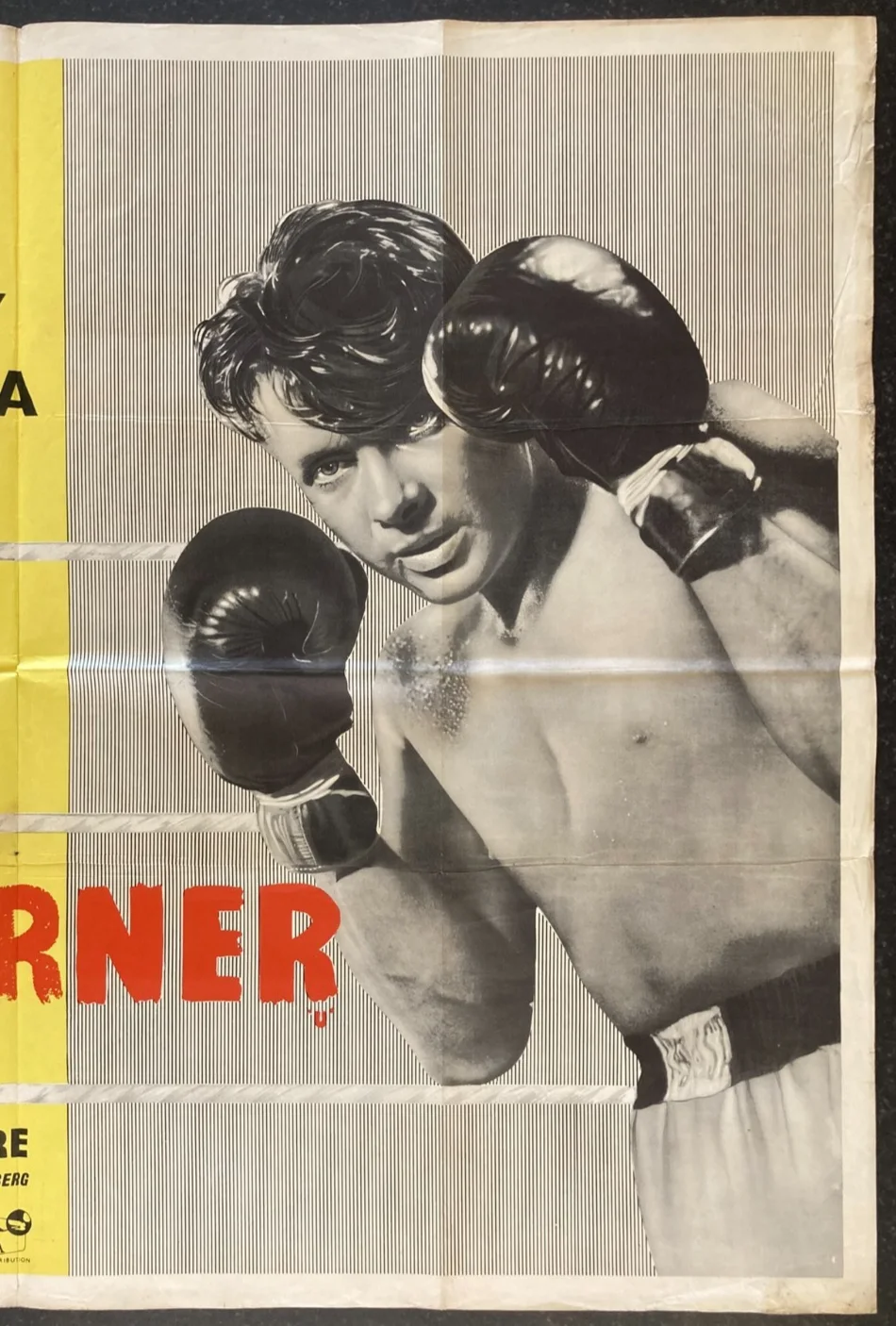 WORLD IN MY CORNER 1956 Original Cinema UK Quad Movie POSTER Audie Murphy Boxing, изображение 4