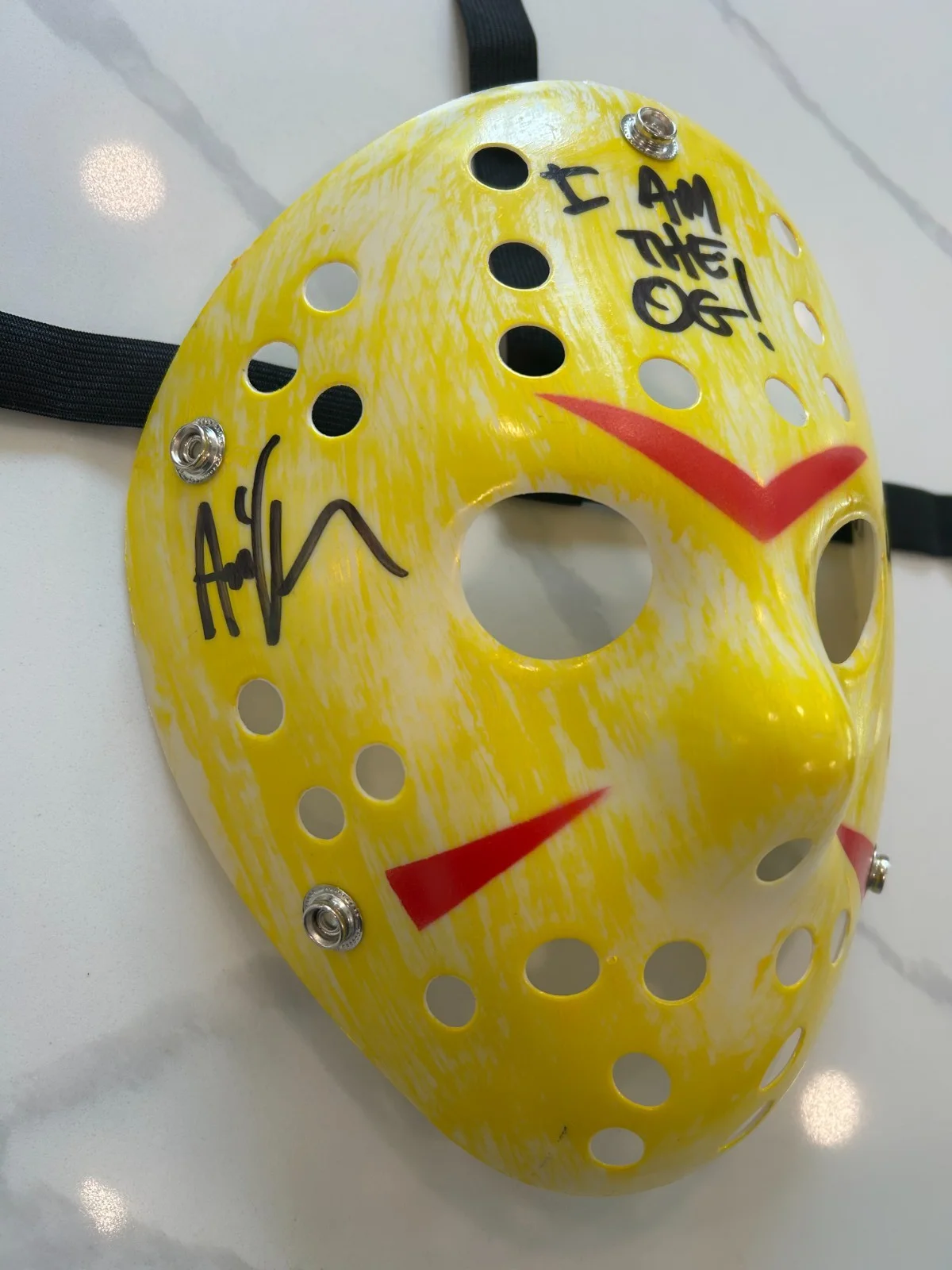 Ari Lehman — Ari Lehman Autographed Friday The 13th Jason Vorhees Mask (BAS Cert.), image 2