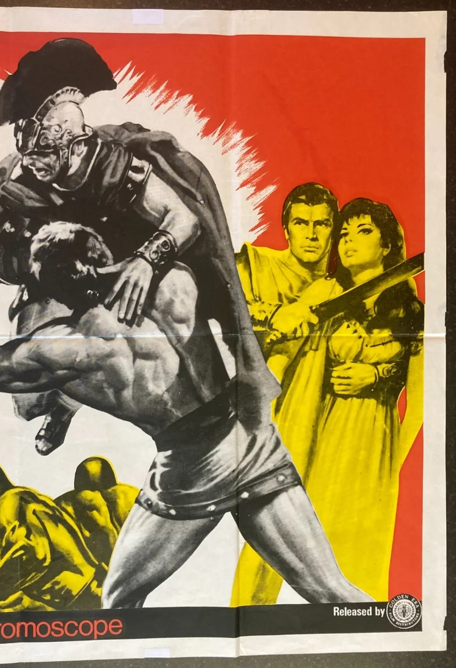 THE TRIUMPH OF HERCULES 1965 Original Cinema UK Quad Movie POSTER Dan Vadis, изображение 4