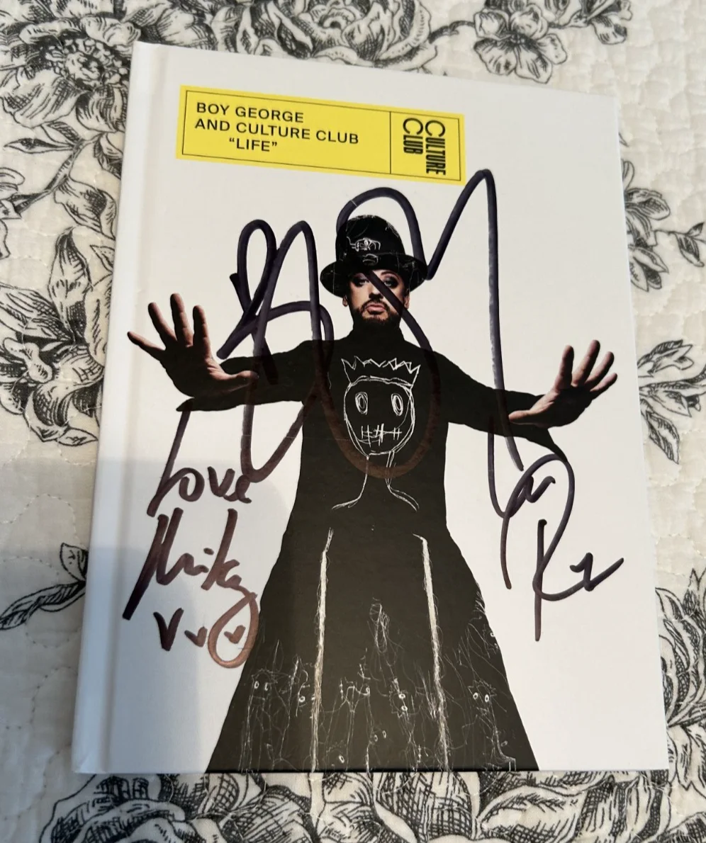 BOY GEORGE & CULTURE CLUB LIFE BOOK CD SIGNED BY 3 LONG SOLD OUT FROM WEBSITE, изображение 3