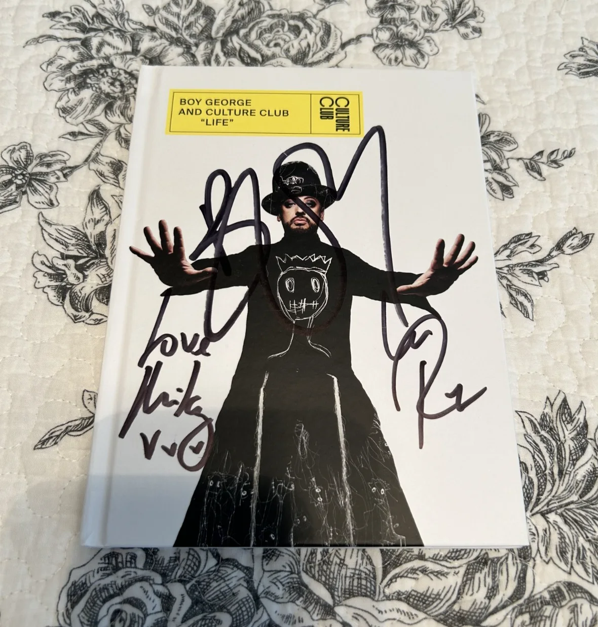 BOY GEORGE & CULTURE CLUB LIFE BOOK CD SIGNED BY 3 LONG SOLD OUT FROM WEBSITE, изображение 4